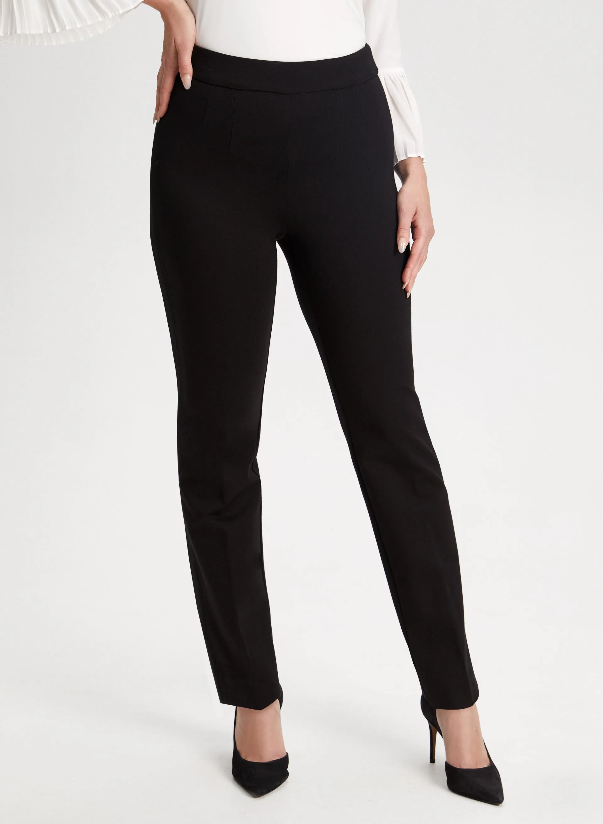 Straight Leg Pull-On Pants sold by Laura