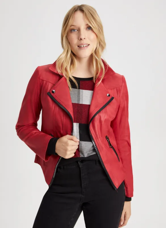 Vex - Zipper Trim Jacket sold by Laura