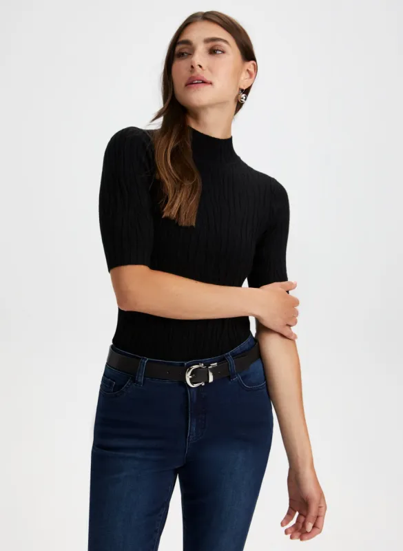 Mock Neck Sweater sold by Laura
