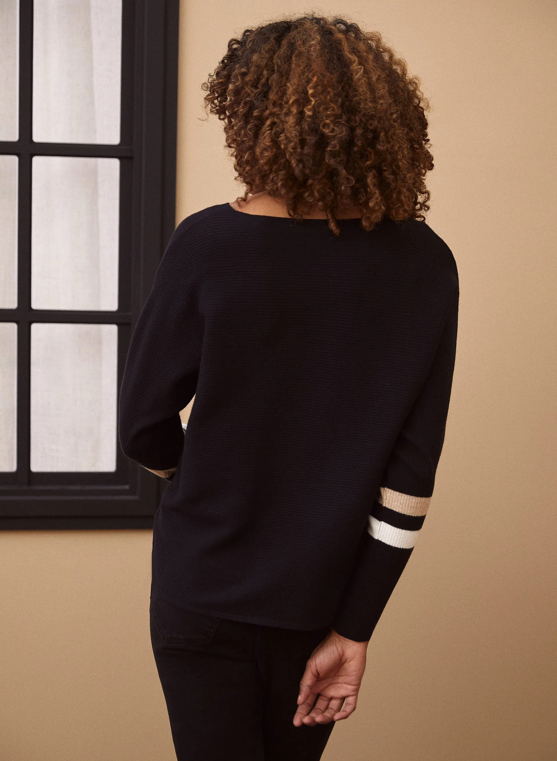 Contrast Stripe Sweater sold by Laura product image thumbnail 5