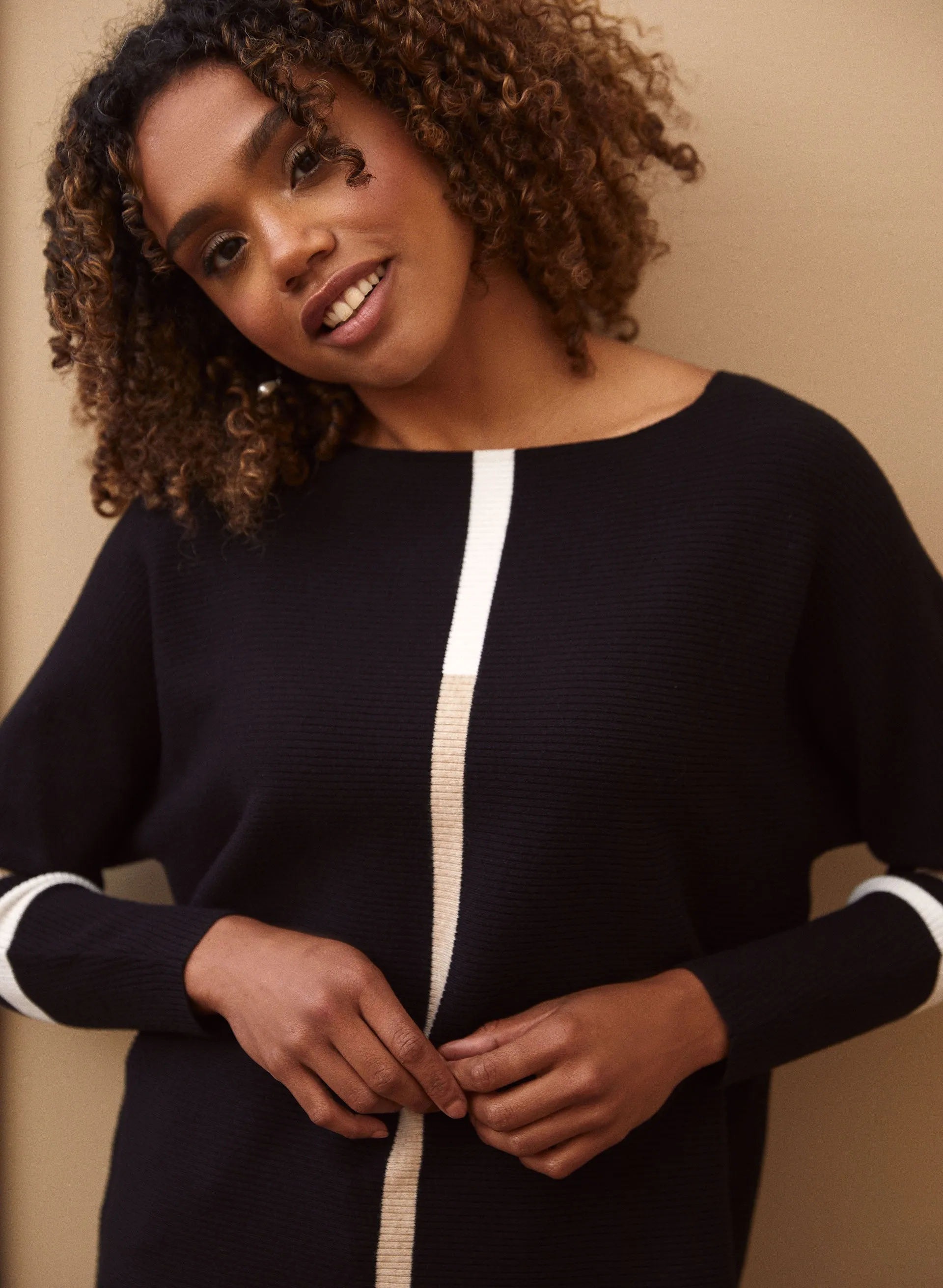 Contrast Stripe Sweater sold by Laura product image thumbnail 2