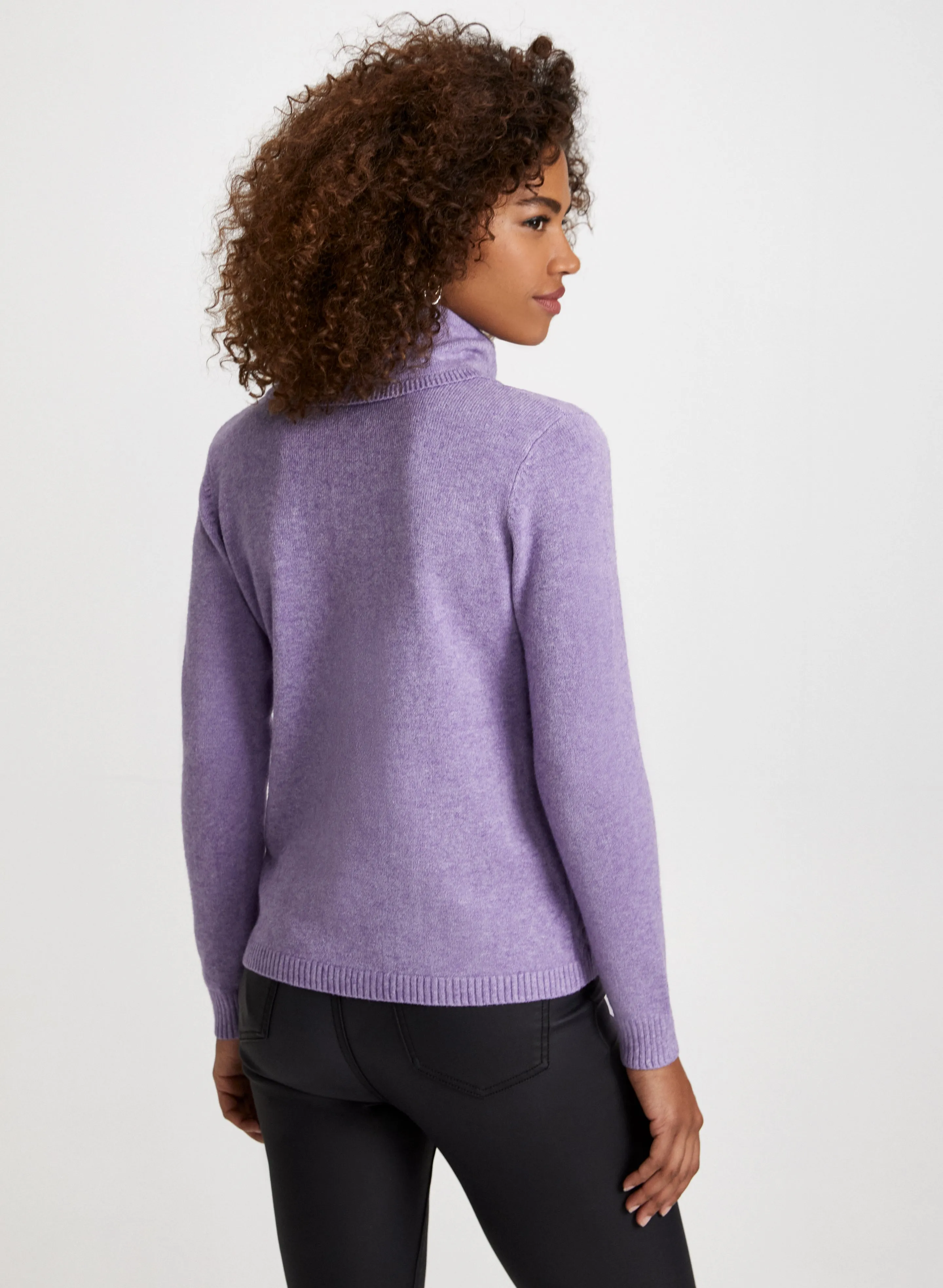 Cowl Neck Cable Knit Sweater sold by Laura product image thumbnail 4