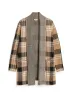 Plaid Print Coatigan sold by Laura