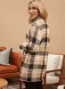 Plaid Print Coatigan sold by Laura