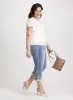 Embellished Denim Capris sold by Laura