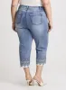 Embellished Denim Capris sold by Laura