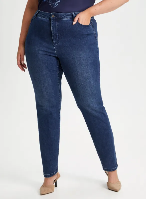 Essential High Rise Slim Leg Jeans sold by Laura