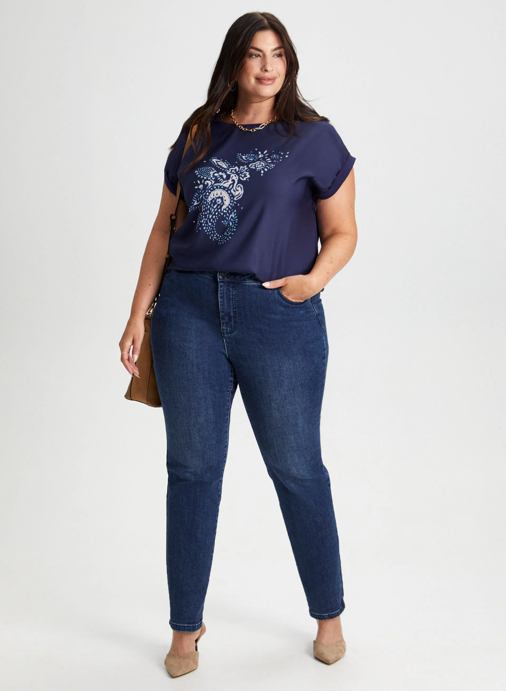 Essential High Rise Slim Leg Jeans sold by Laura product image thumbnail 3