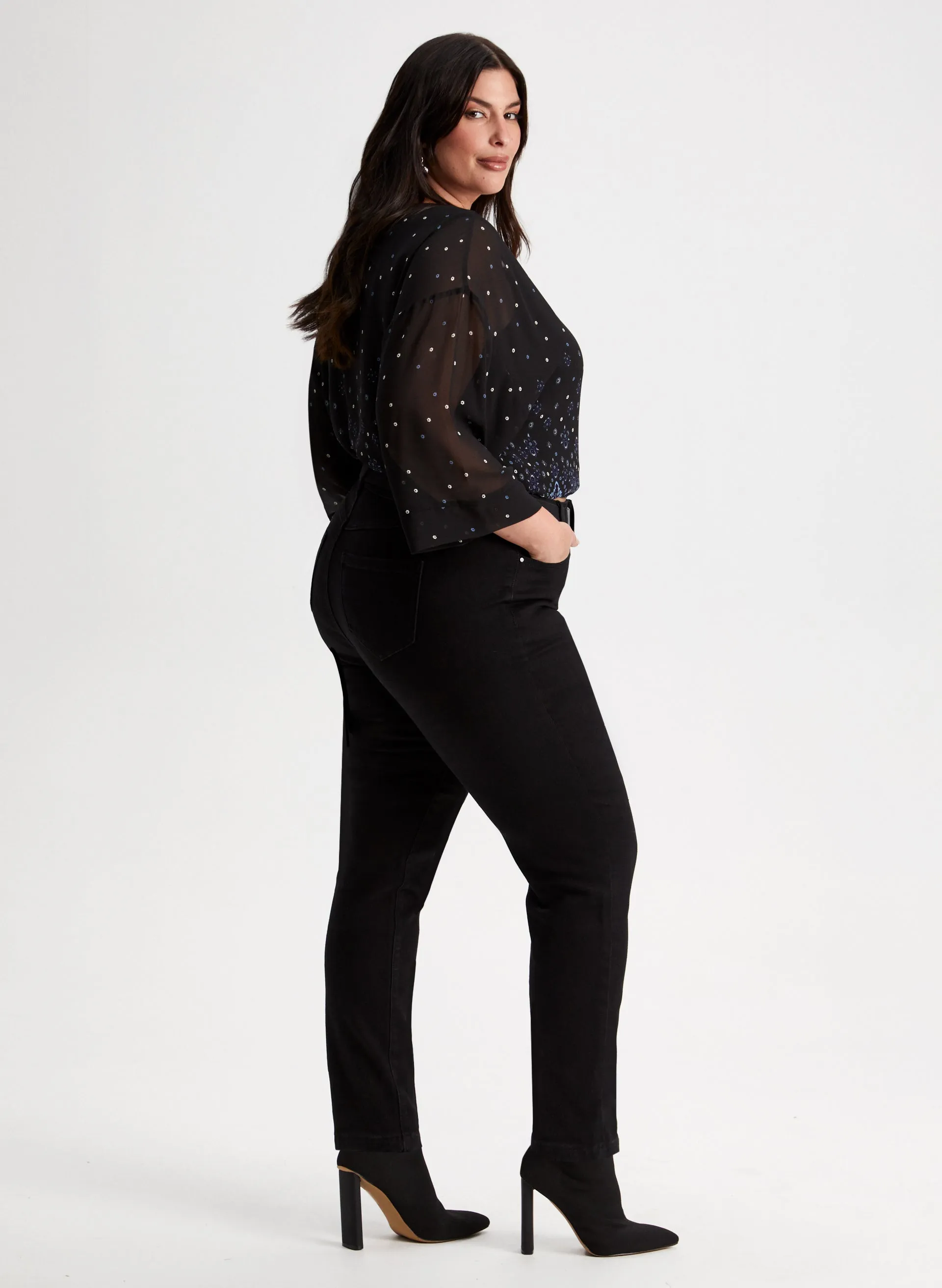 Essential High Rise Slim Leg Jeans sold by Laura product image thumbnail 4