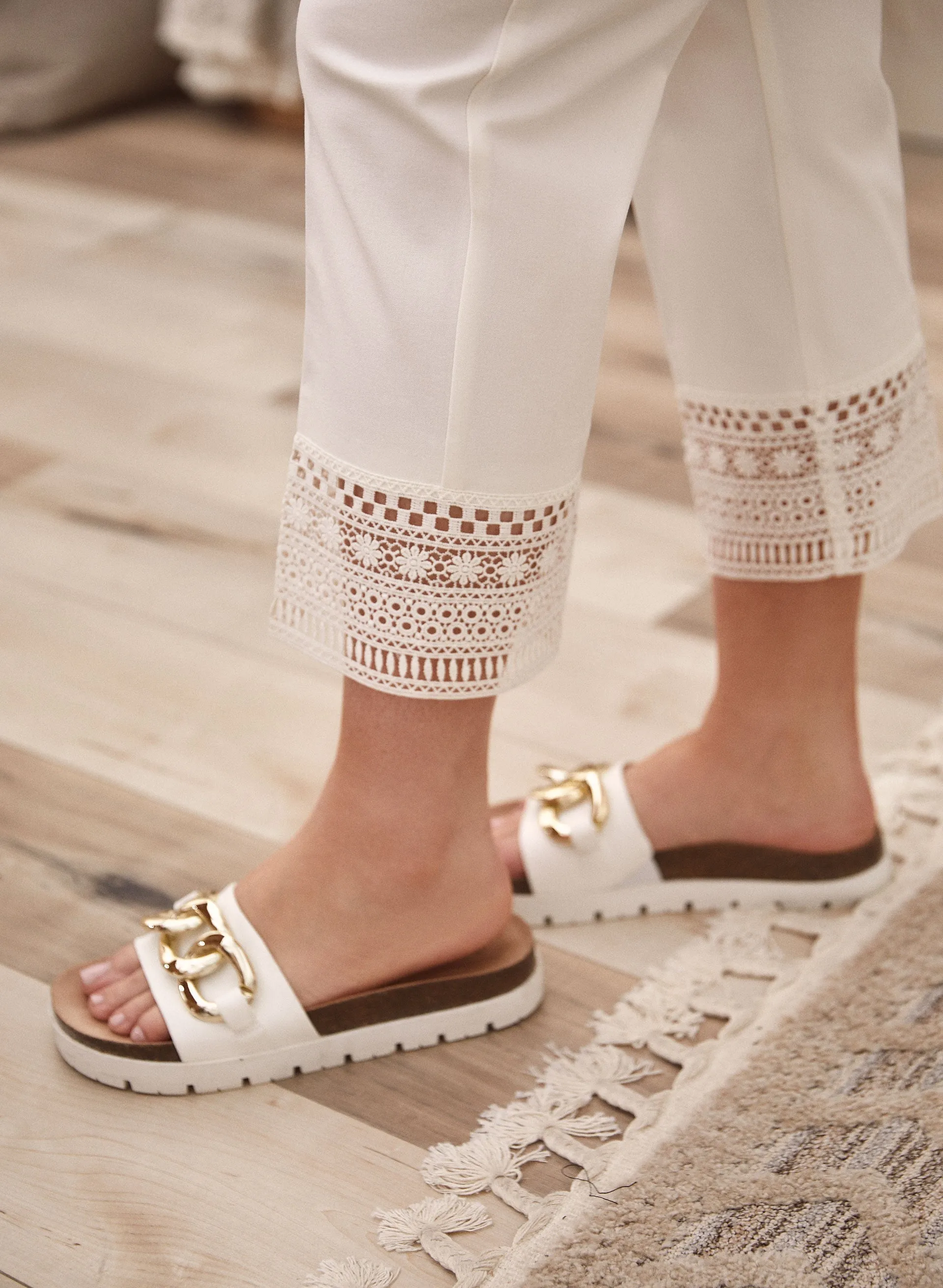 Lace Detail Pull-On Pants sold by Laura product image thumbnail 3