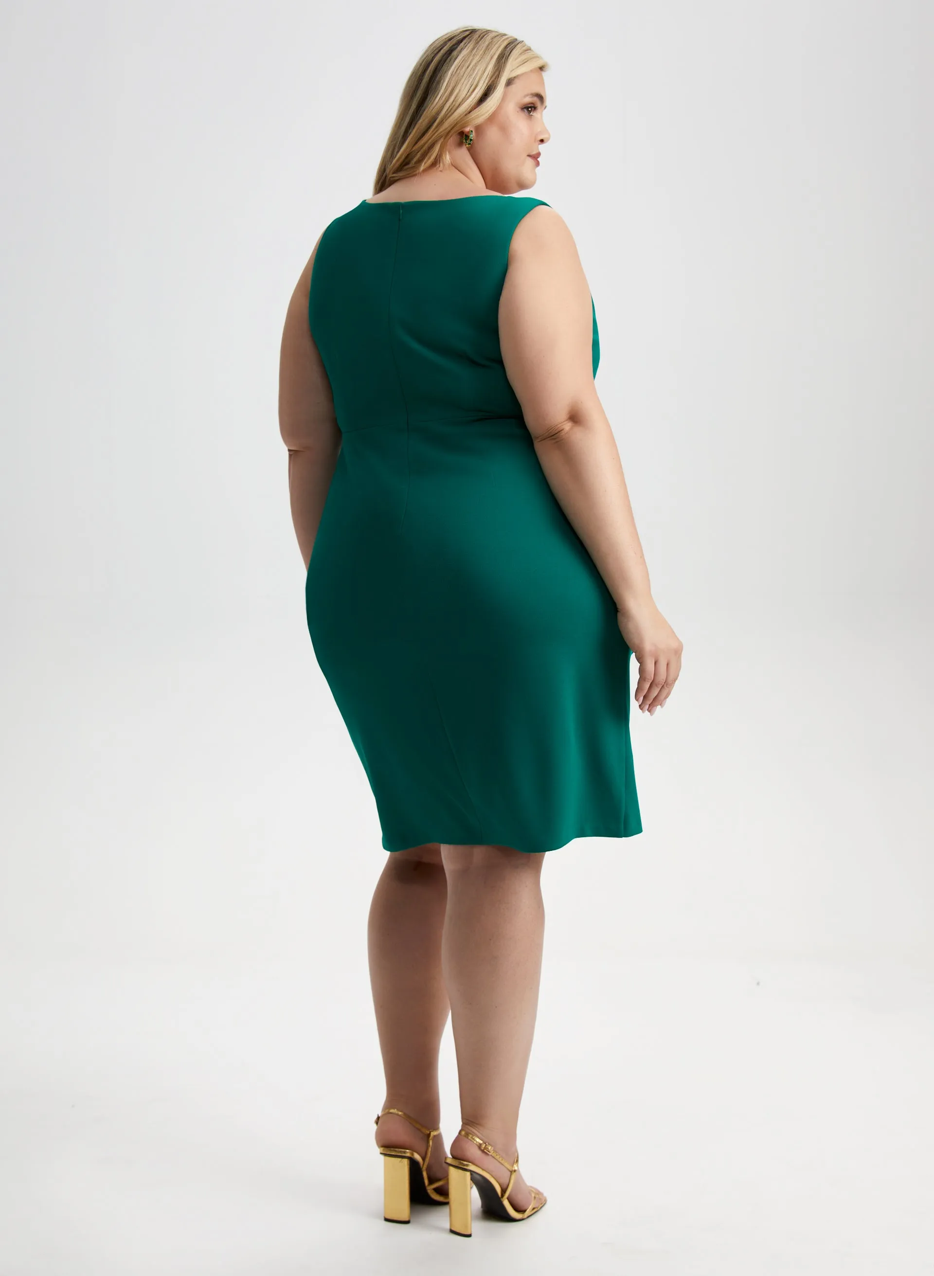 Sleeveless Wrap-Style Dress sold by Laura product image thumbnail 3