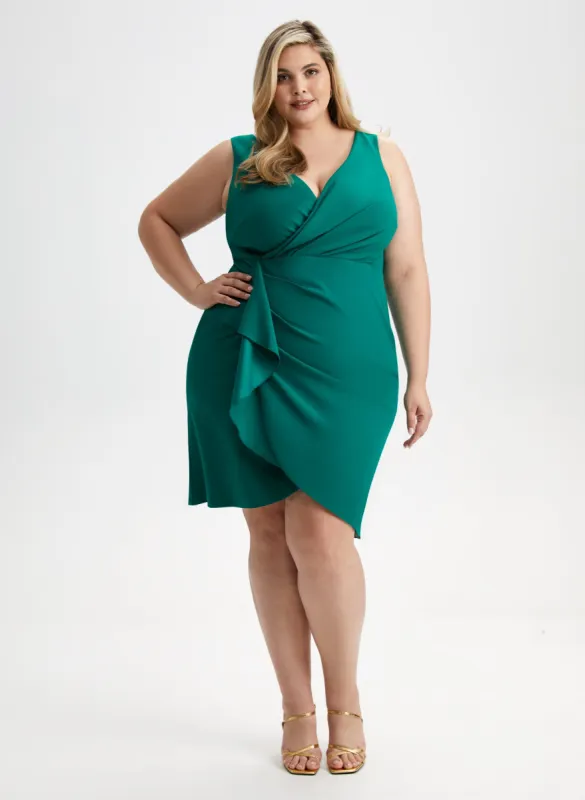 Sleeveless Wrap-Style Dress sold by Laura