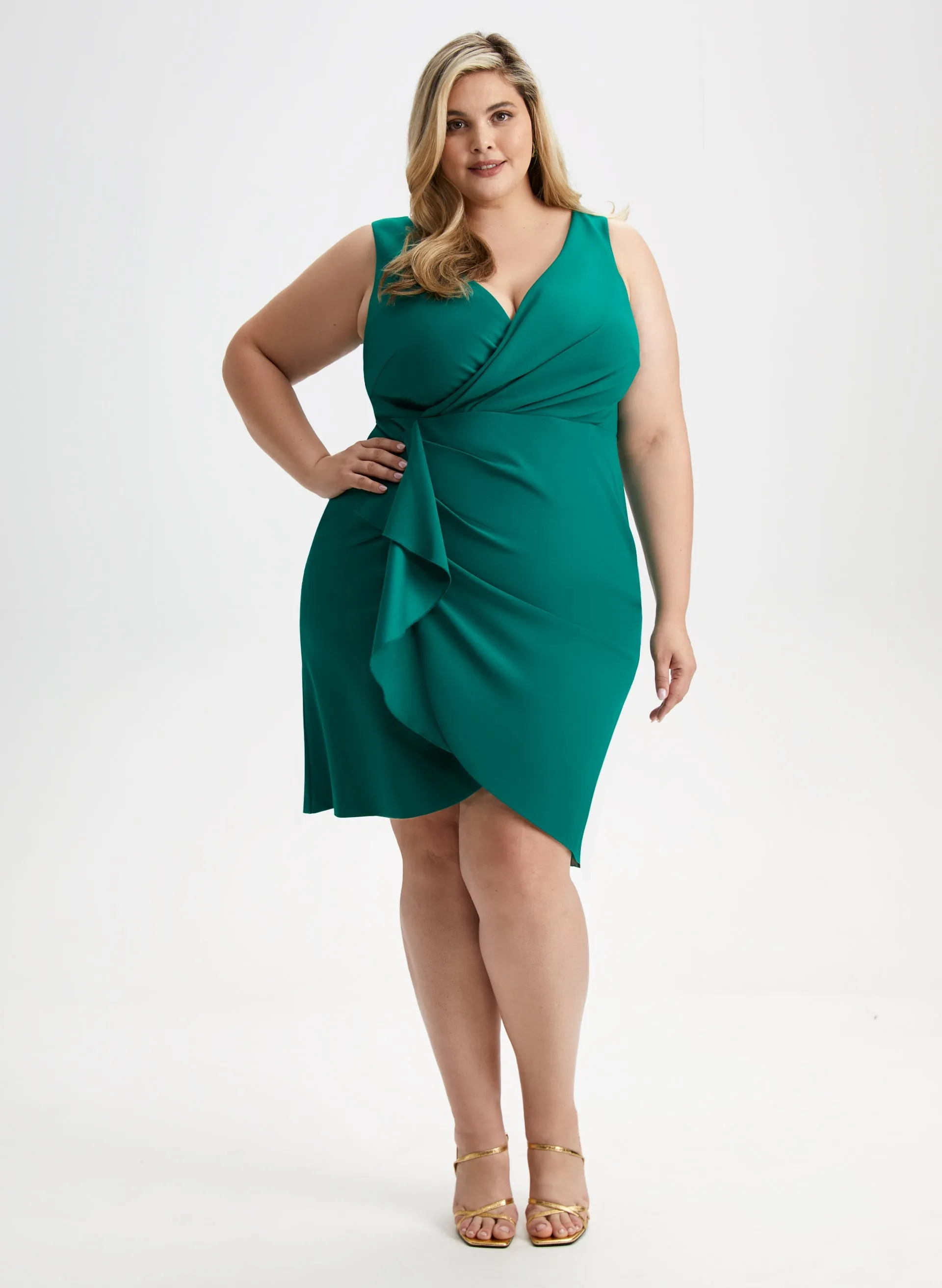 Sleeveless Wrap-Style Dress sold by Laura