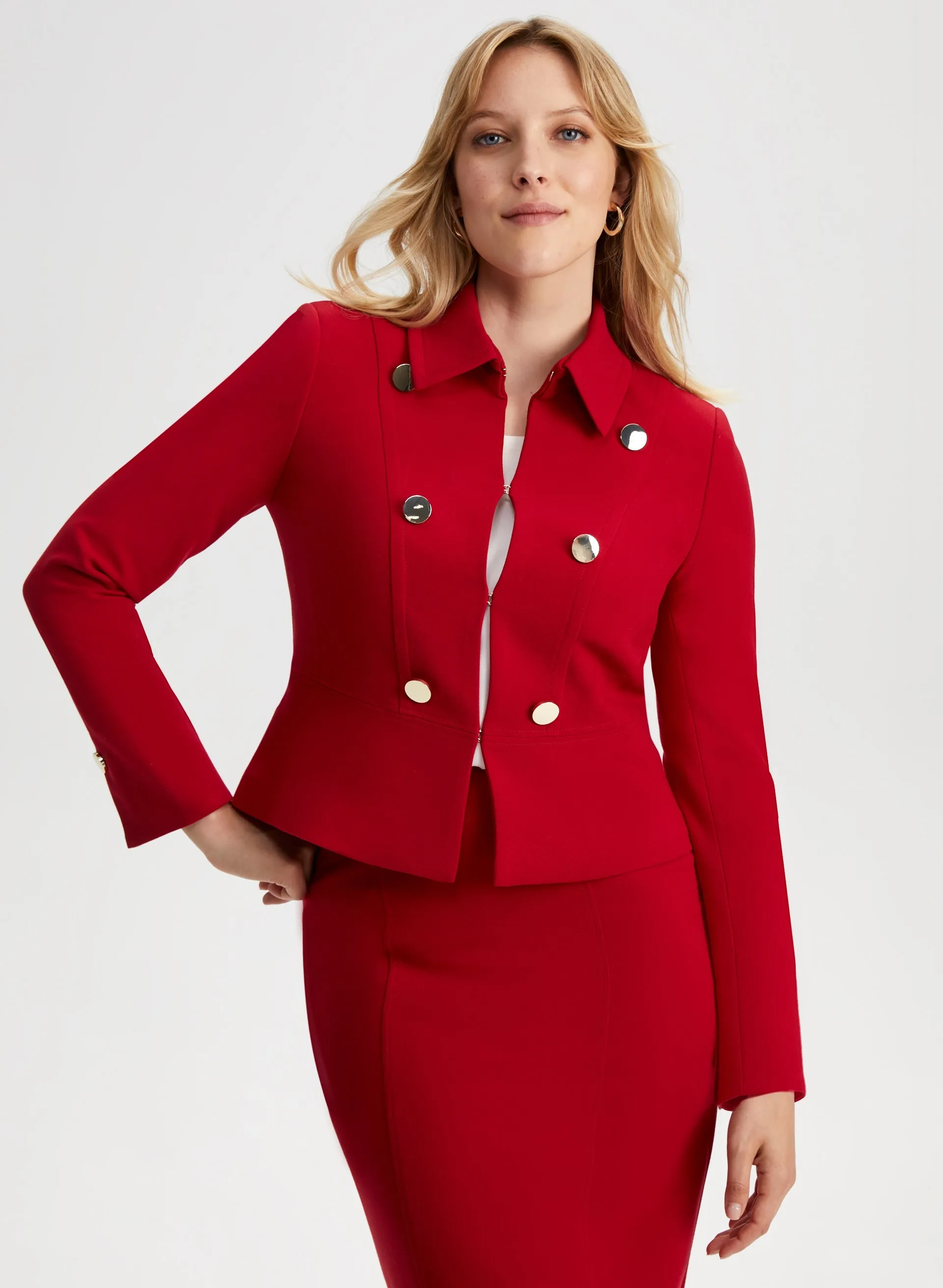 Button Detail Jacket sold by Laura