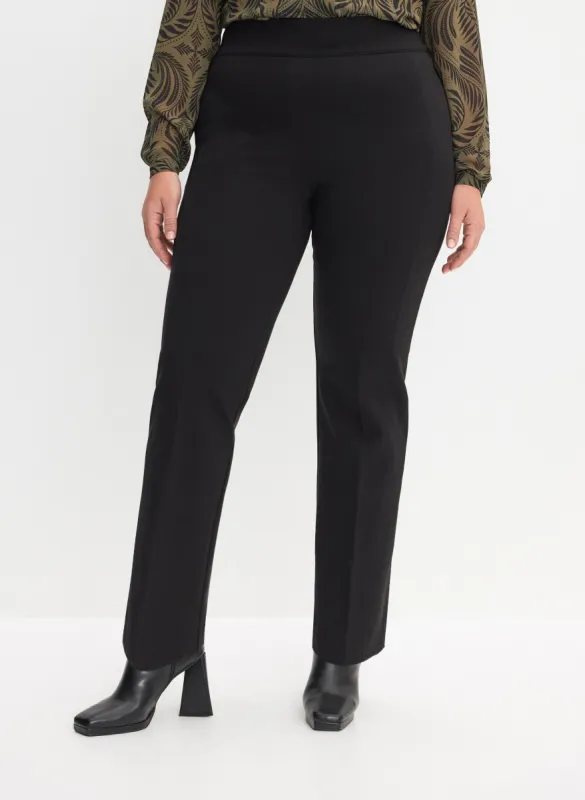 Melanie Lyne - Straight-Leg Pull-On Pants sold by Laura