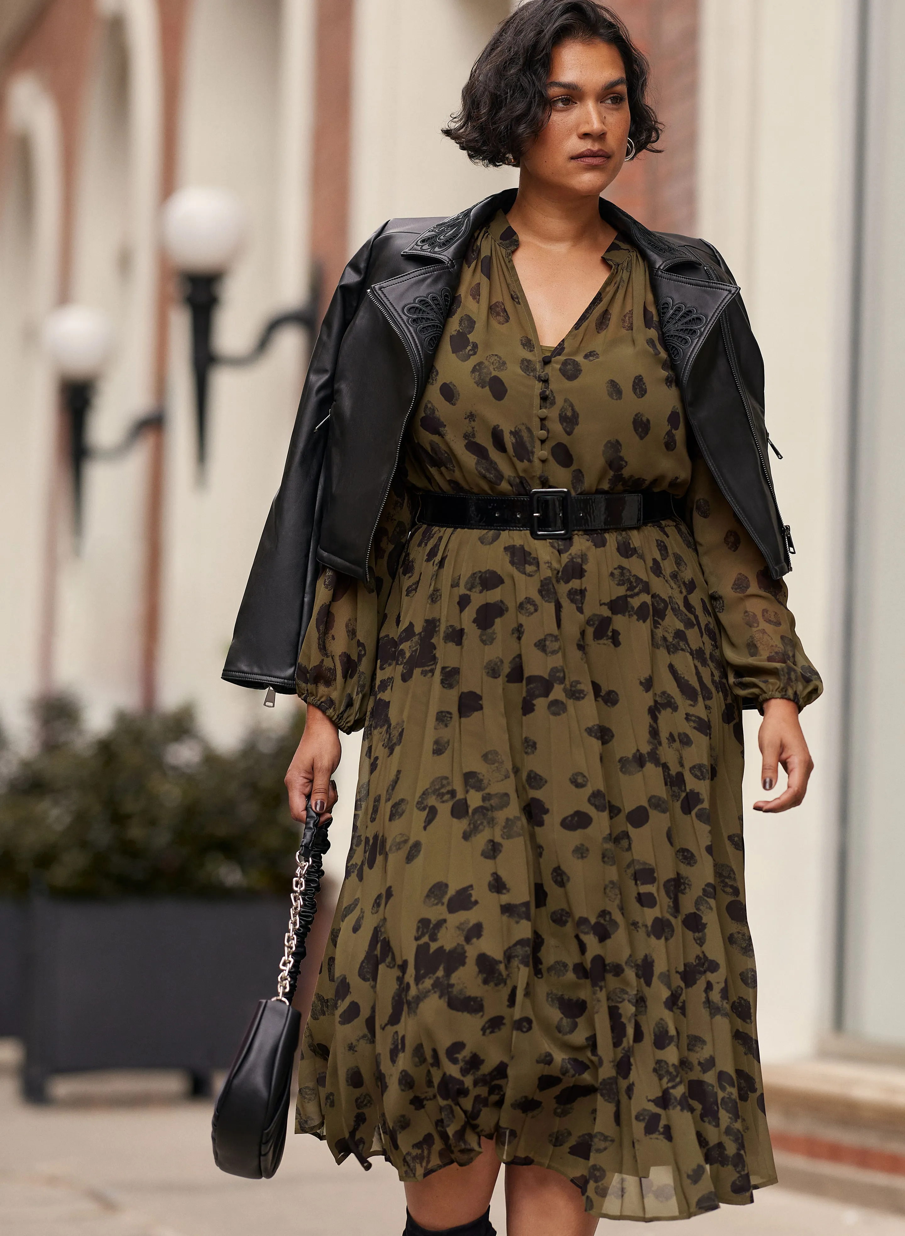 Melanie Lyne - Embroidered Vegan Leather Jacket sold by Laura product image thumbnail 2