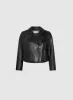 Melanie Lyne - Embroidered Vegan Leather Jacket sold by Laura