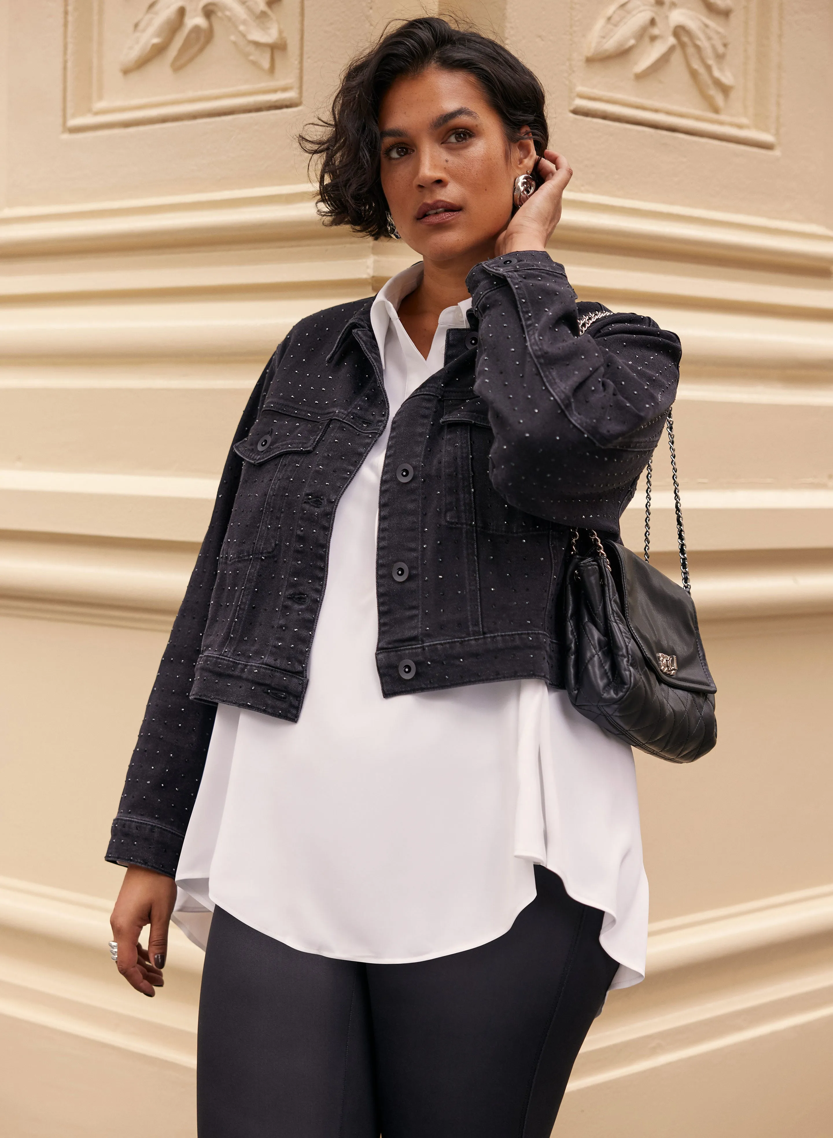 Melanie Lyne - Asymmetric Johnny Collar Blouse sold by Laura product image thumbnail 2