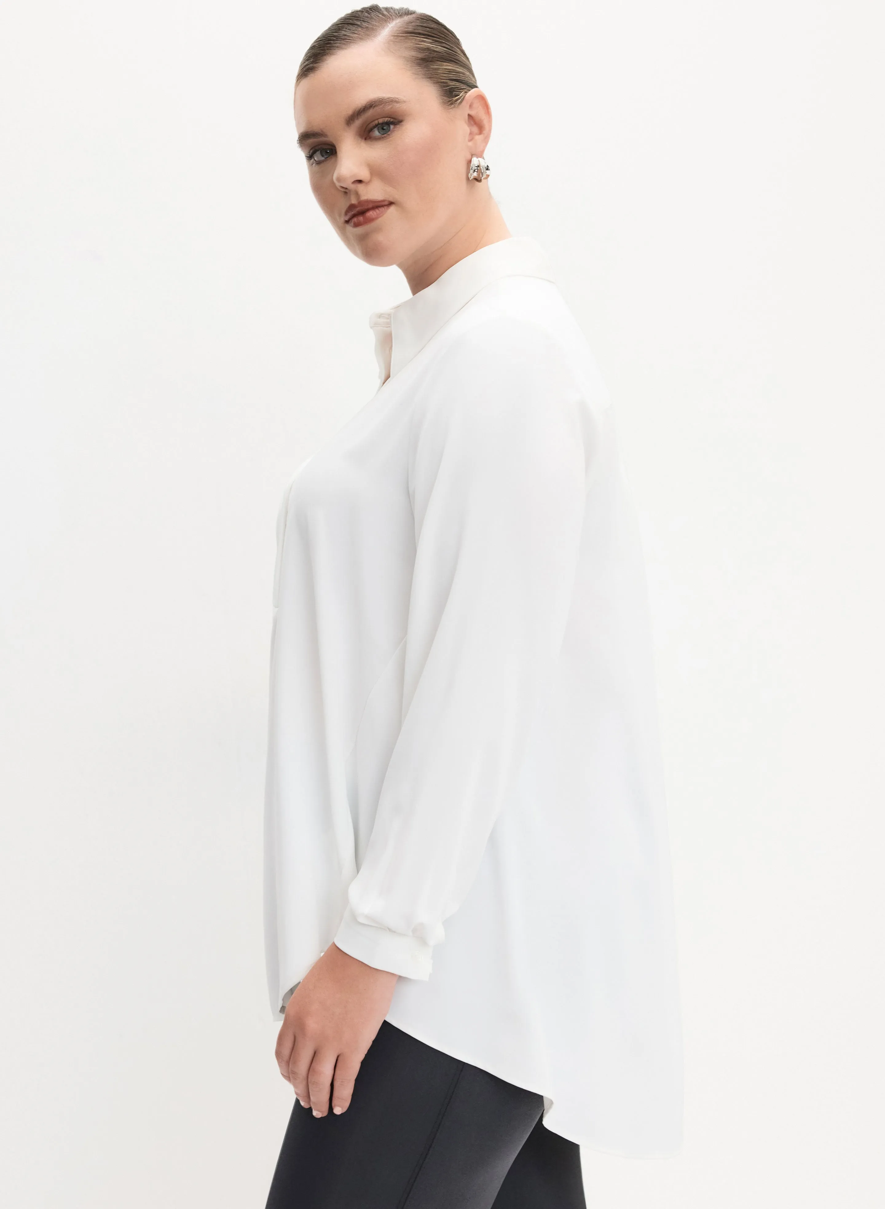 Melanie Lyne - Asymmetric Johnny Collar Blouse sold by Laura product image thumbnail 3