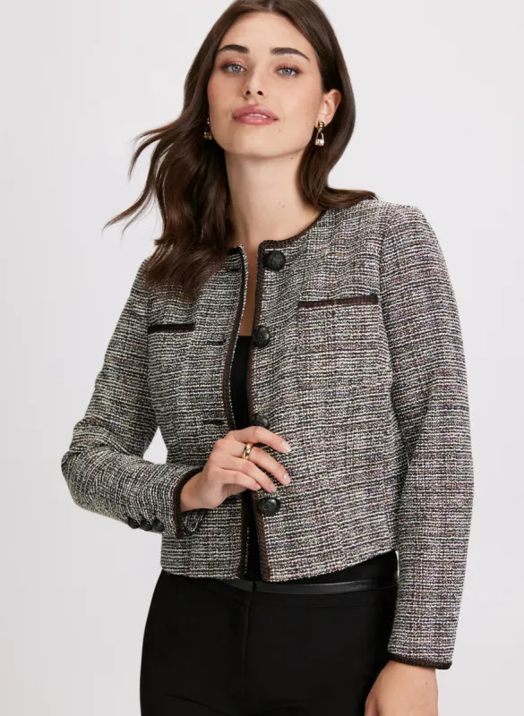 Cropped Bouclé Jacket sold by Laura