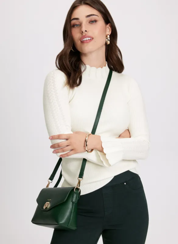 Bell Sleeve Knit Sweater sold by Laura