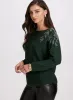 Rhinestone Detail Knit Sweater sold by Laura