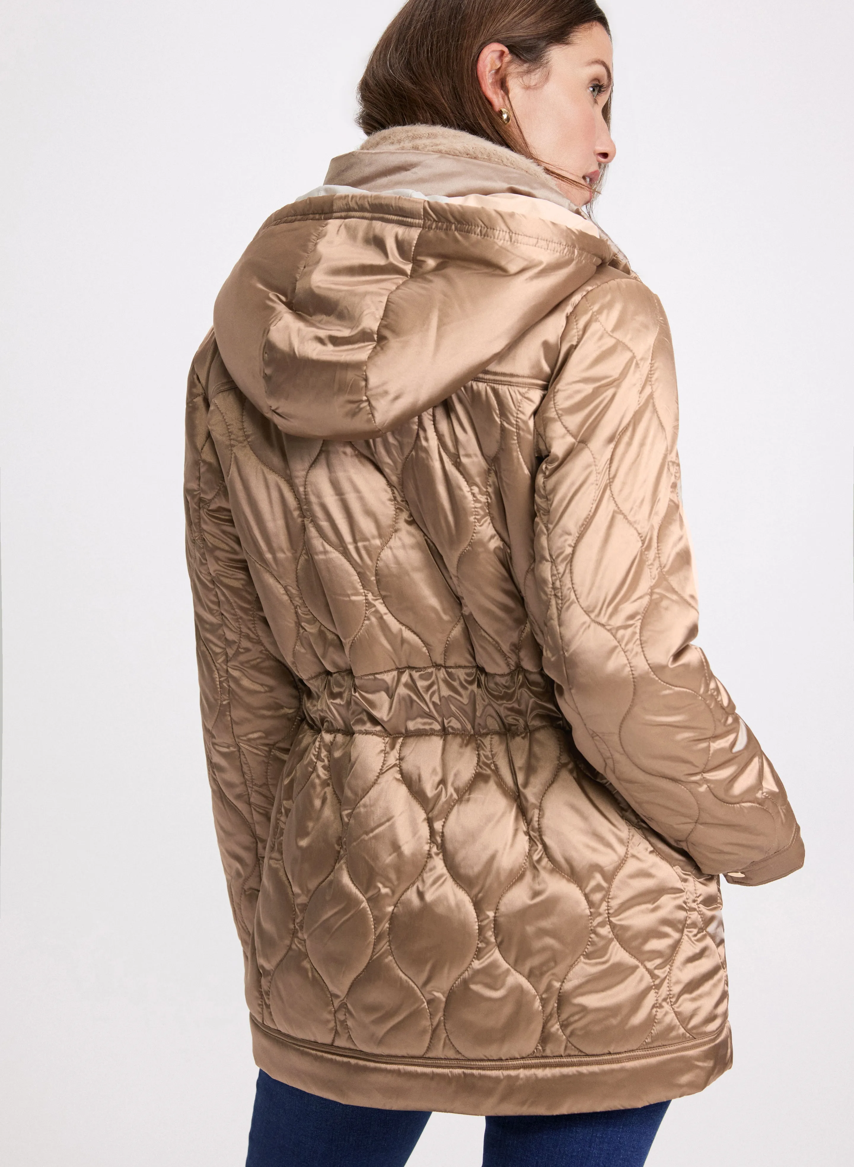 Belted Puffer Coat sold by Laura product image thumbnail 4