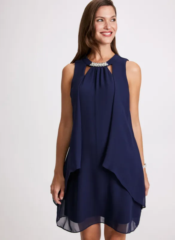 Layered Chiffon Dress sold by Laura