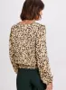 Abstract Print Smocked Waist Blouse sold by Laura