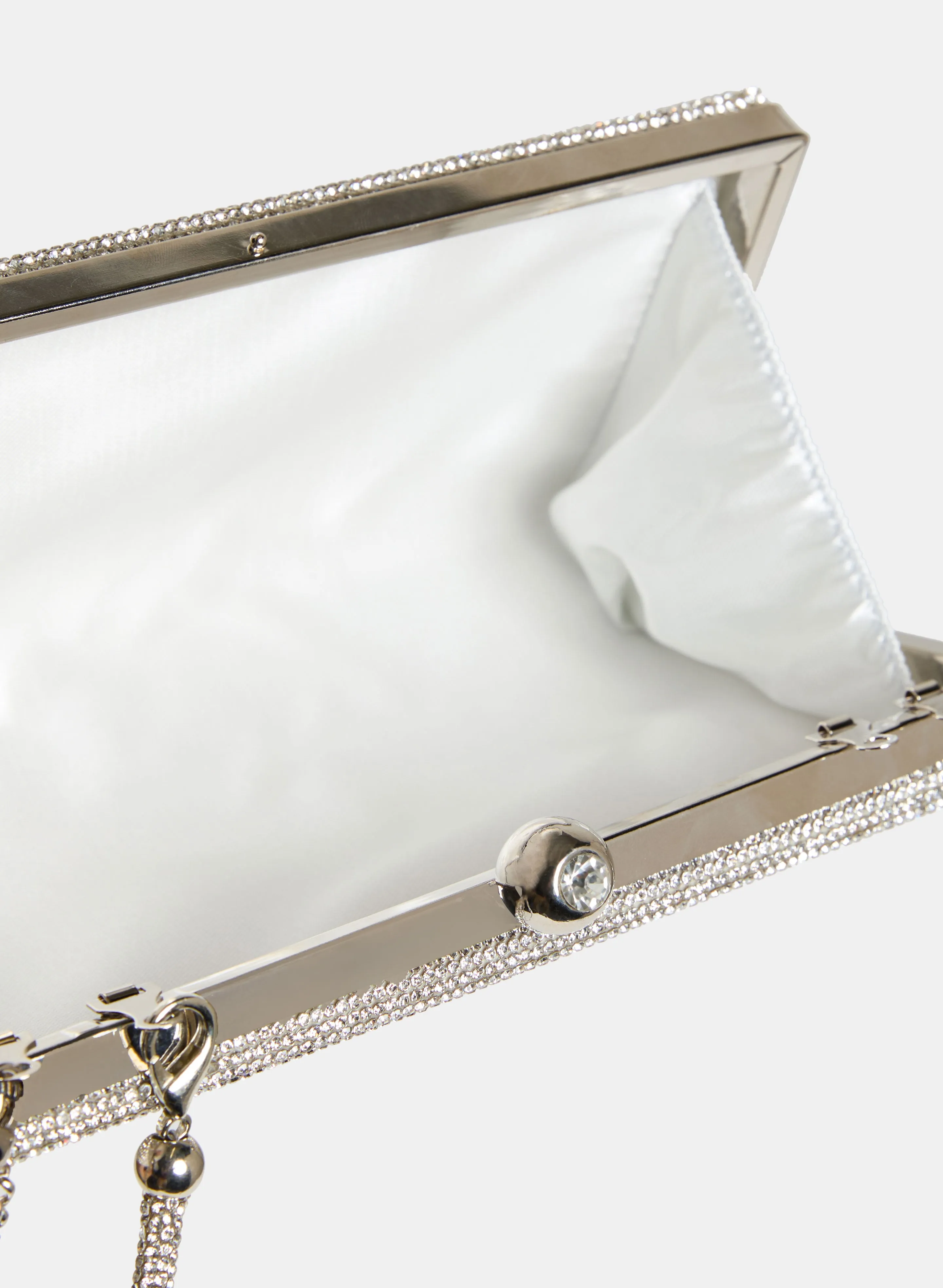 Rectangular Rhinestone Clutch sold by Laura product image thumbnail 4