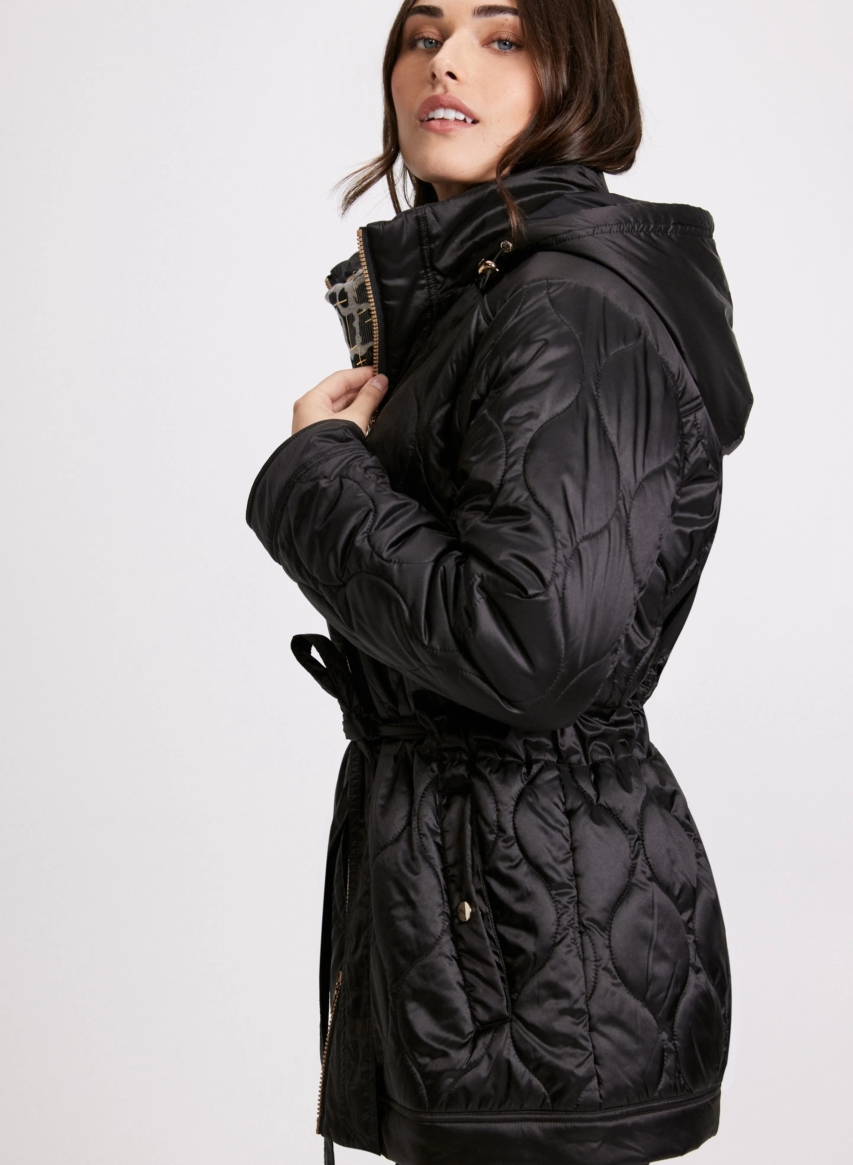 Belted Puffer Coat sold by Laura product image thumbnail 2