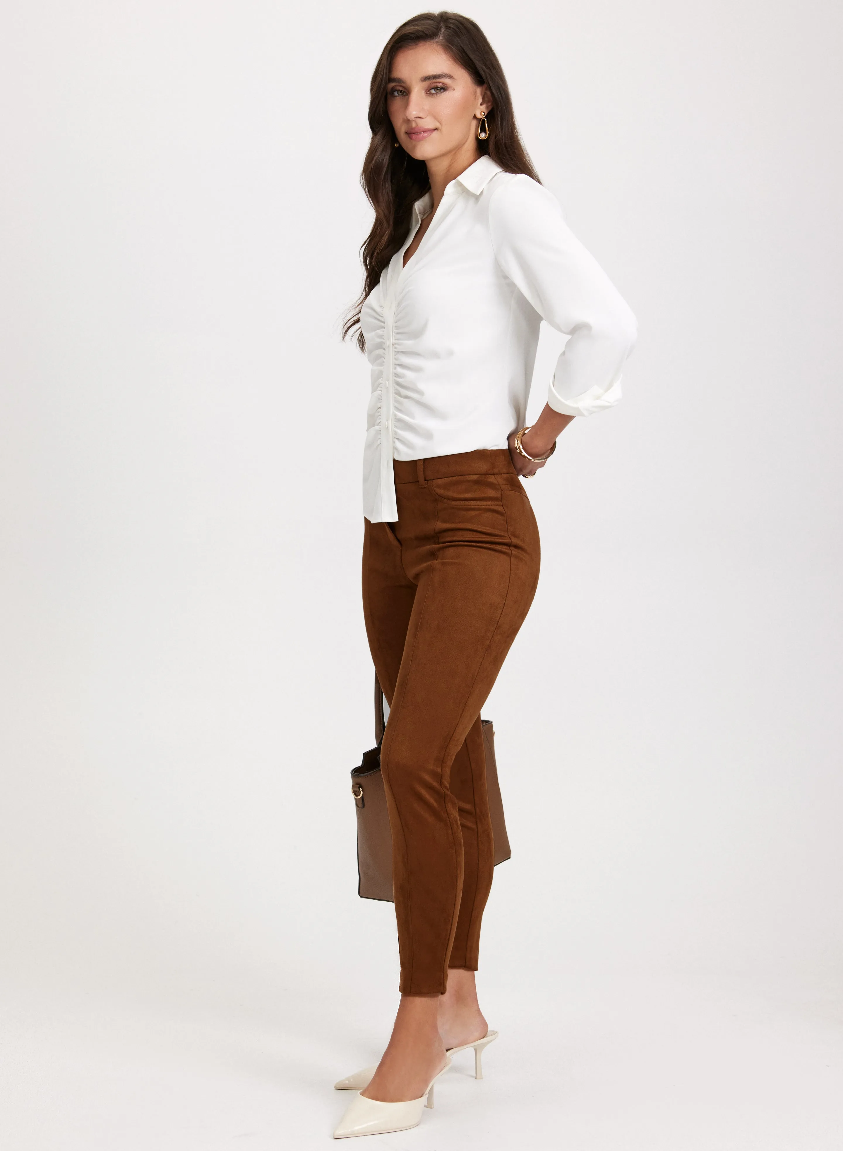 Faux-Suede Chloe Leggings sold by Laura product image thumbnail 3