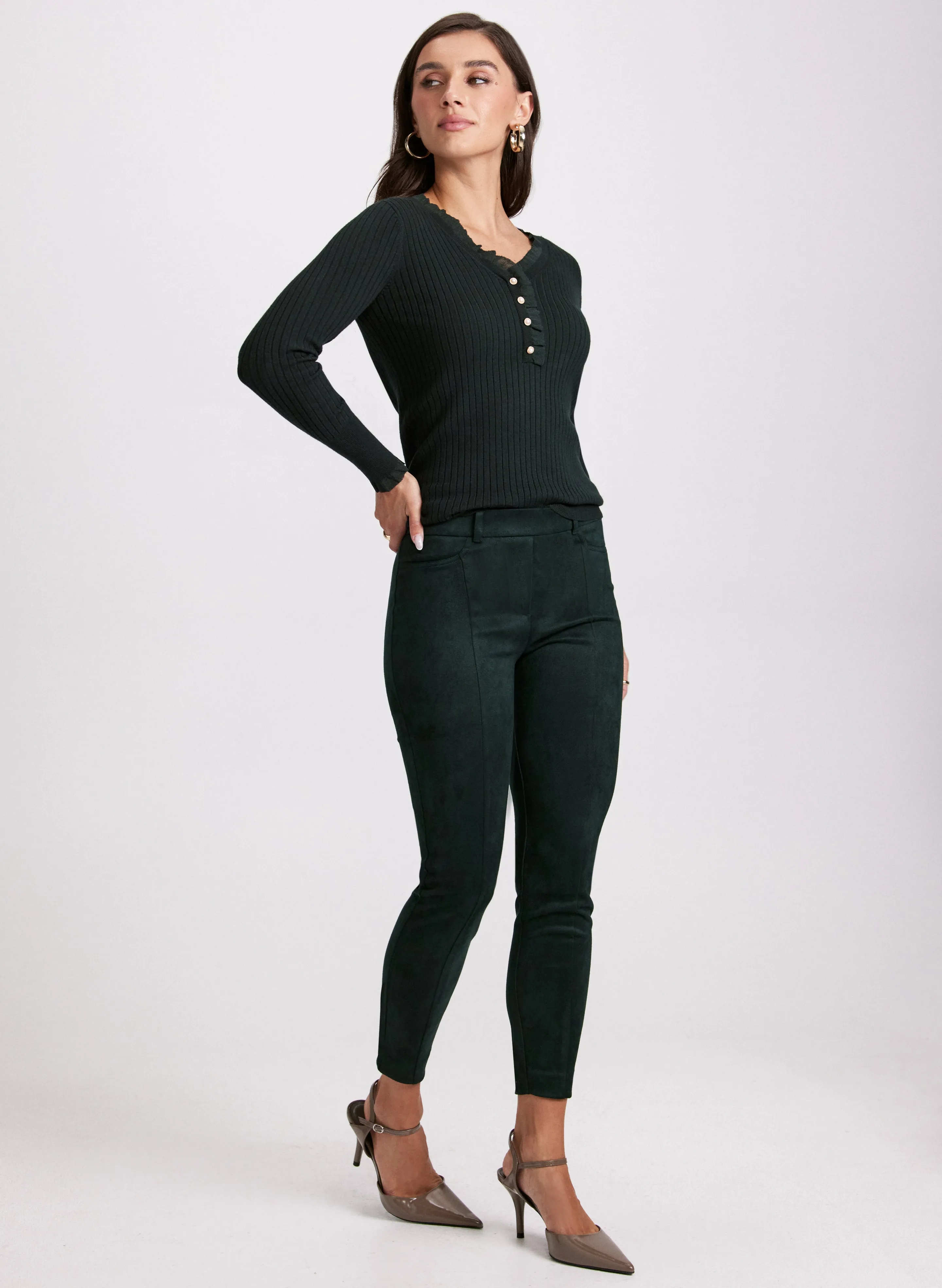 Faux-Suede Chloe Leggings sold by Laura product image thumbnail 3