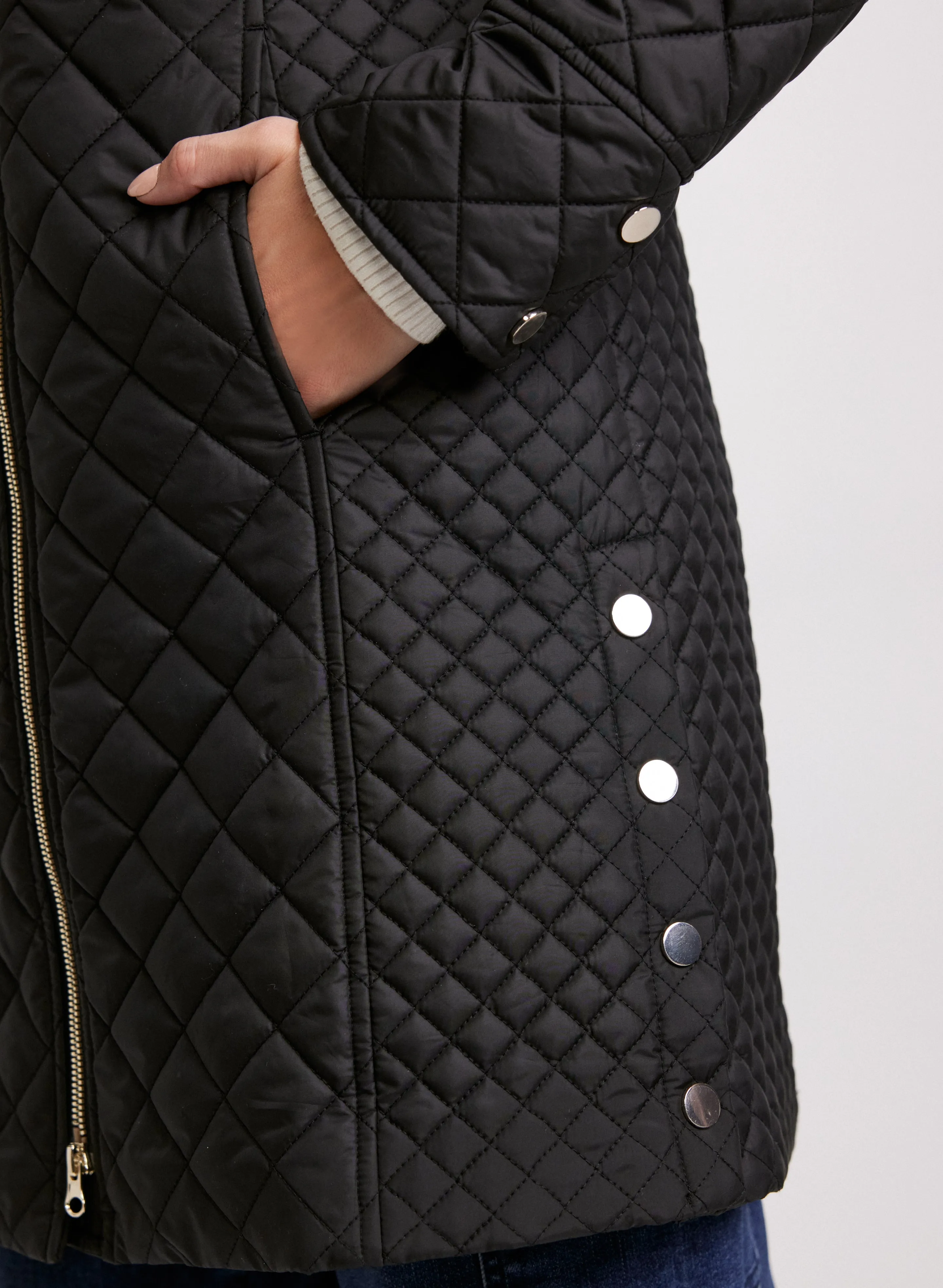 Diamond Quilted Puffer Coat sold by Laura product image thumbnail 5