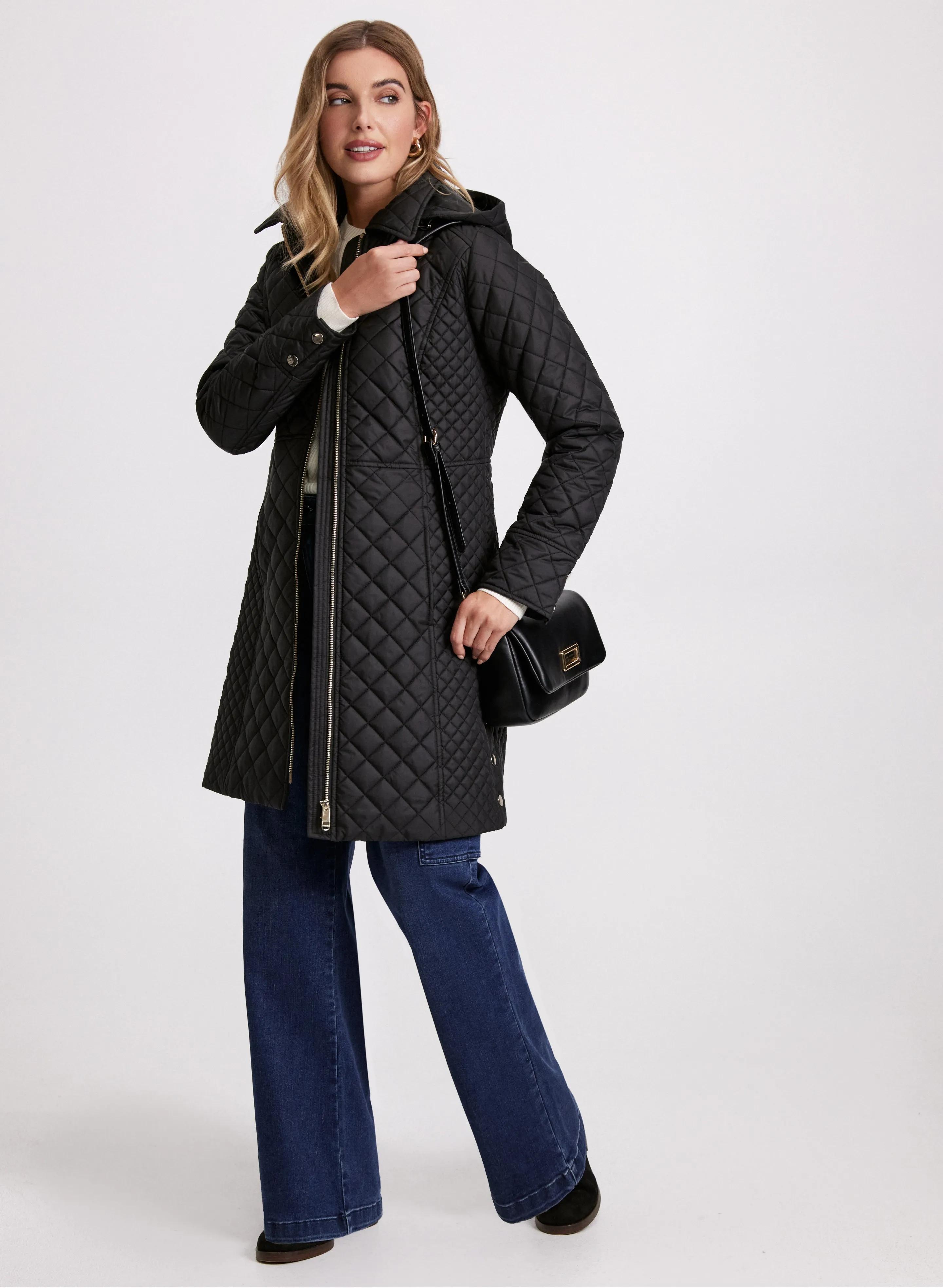 Diamond Quilted Puffer Coat sold by Laura