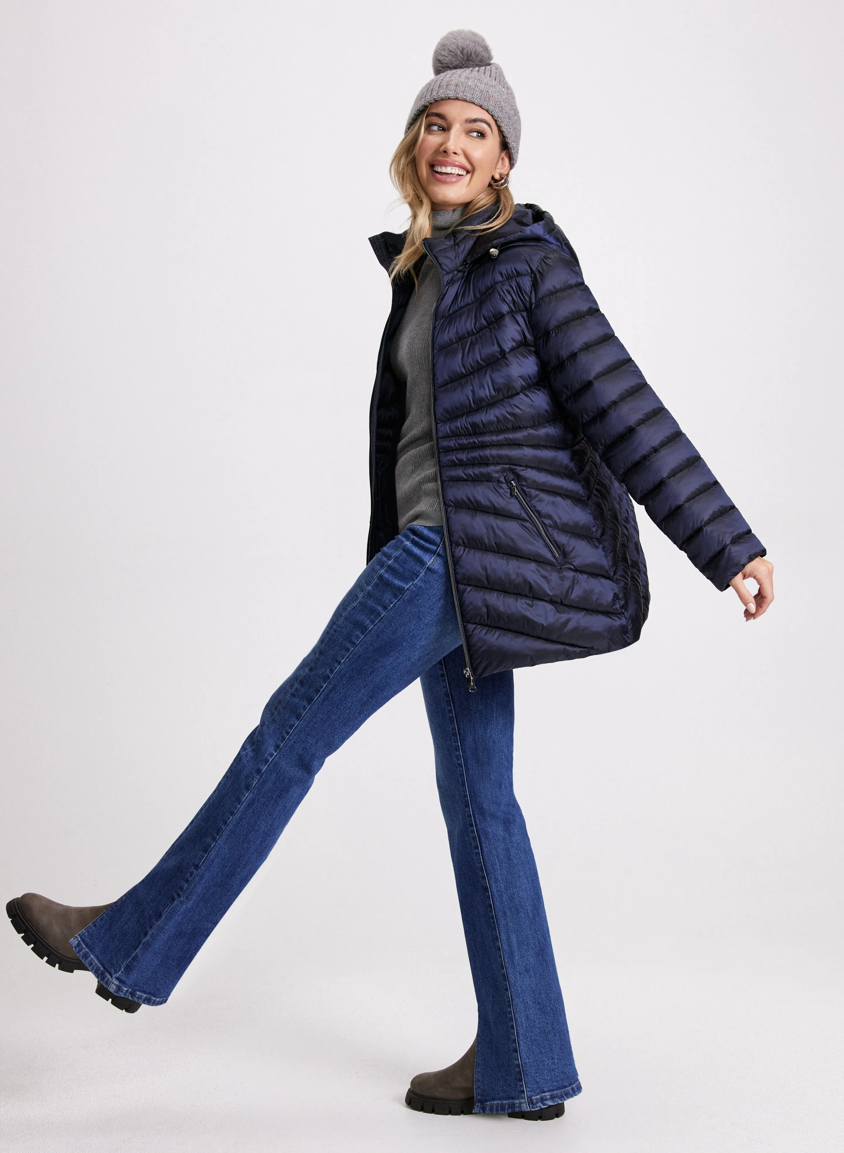 Removable Hood Puffer Coat sold by Laura product image thumbnail 4