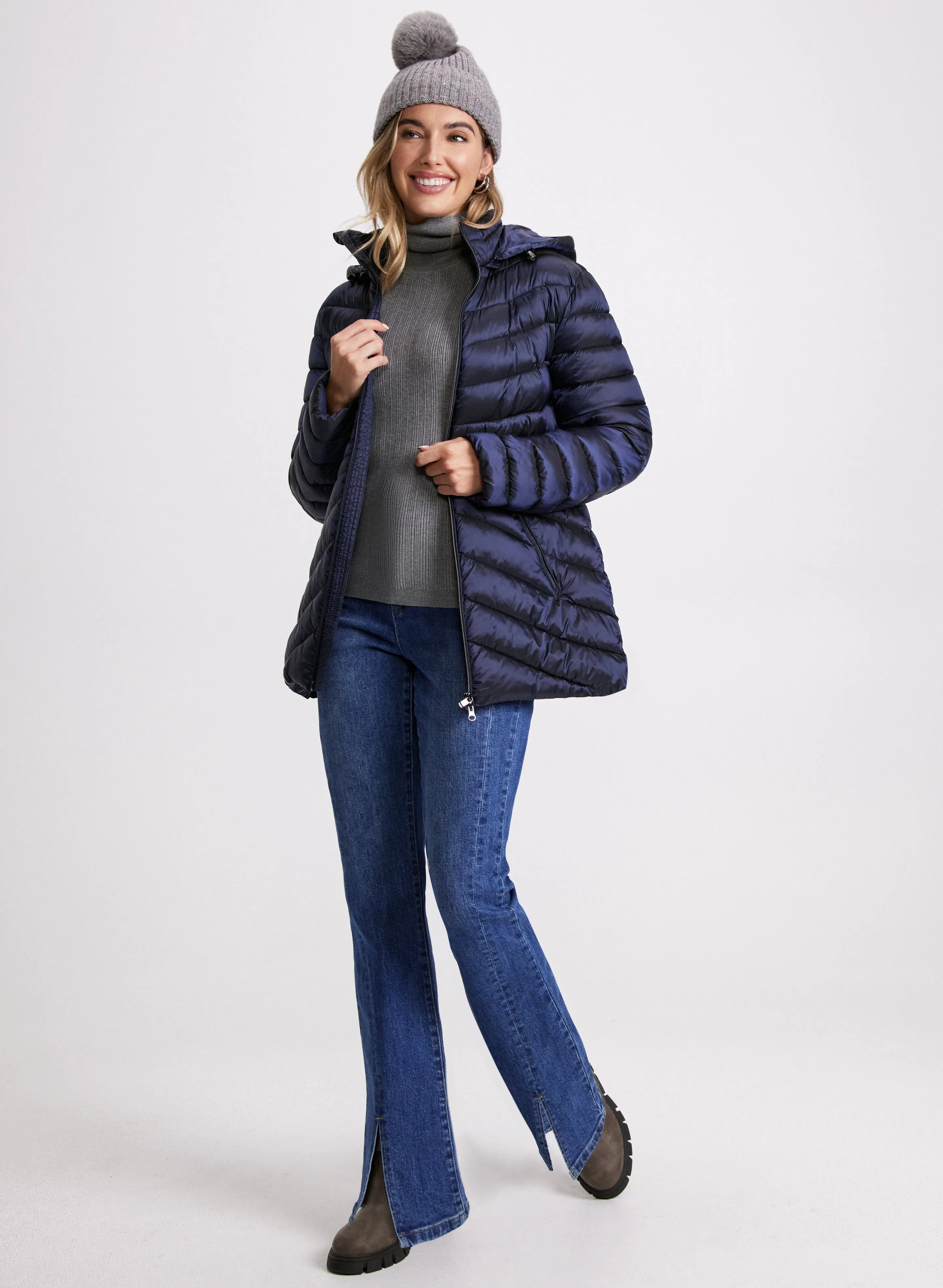 Removable Hood Puffer Coat sold by Laura product image thumbnail 2