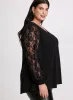 Lace Sleeve Tunic Top sold by Laura