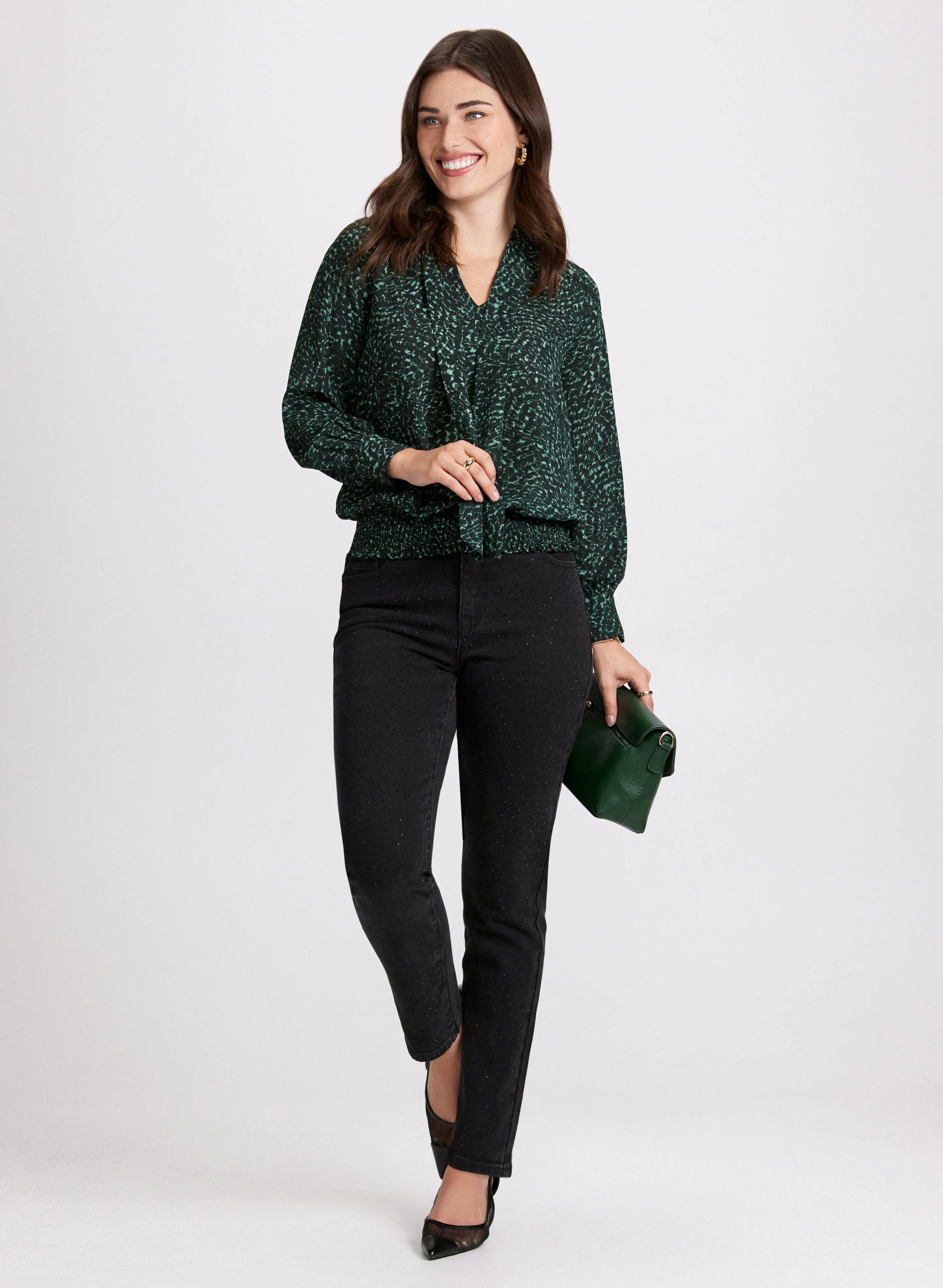 Swirl Print Crepe Blouse sold by Laura product image thumbnail 4