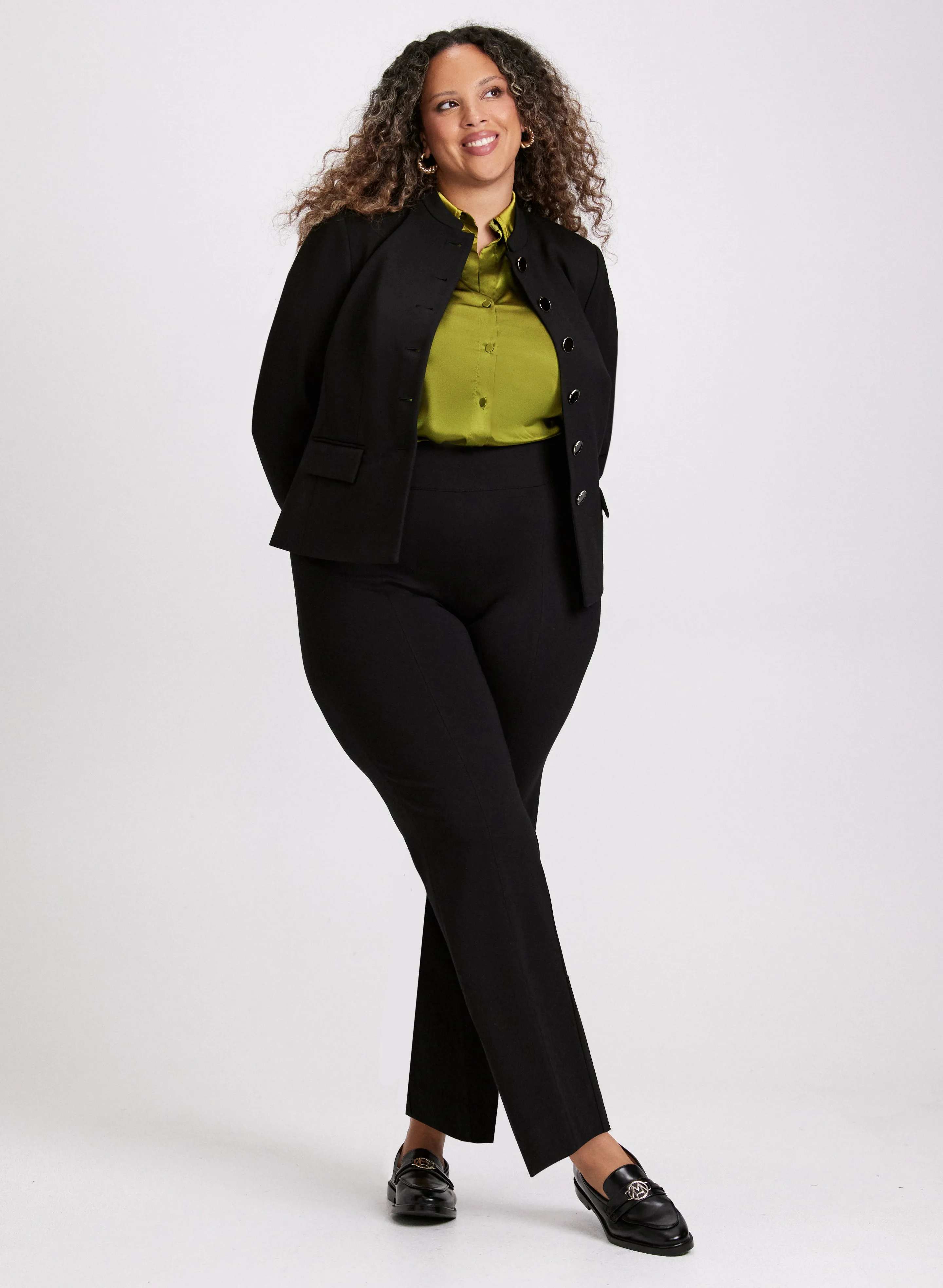 Satin Button Down Blouse sold by Laura product image thumbnail 3