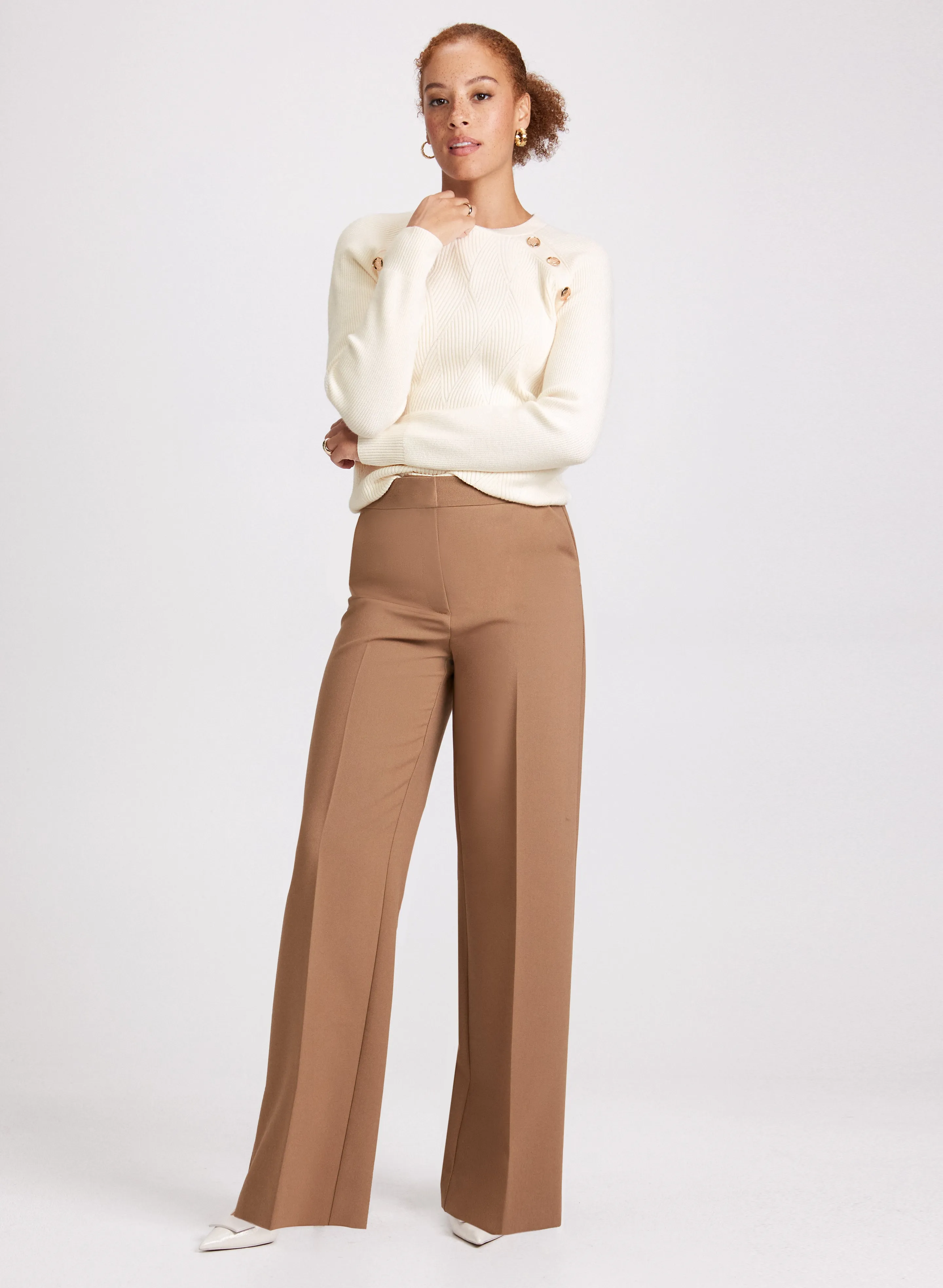 Button Detail Long Sleeve Sweater sold by Laura product image thumbnail 4