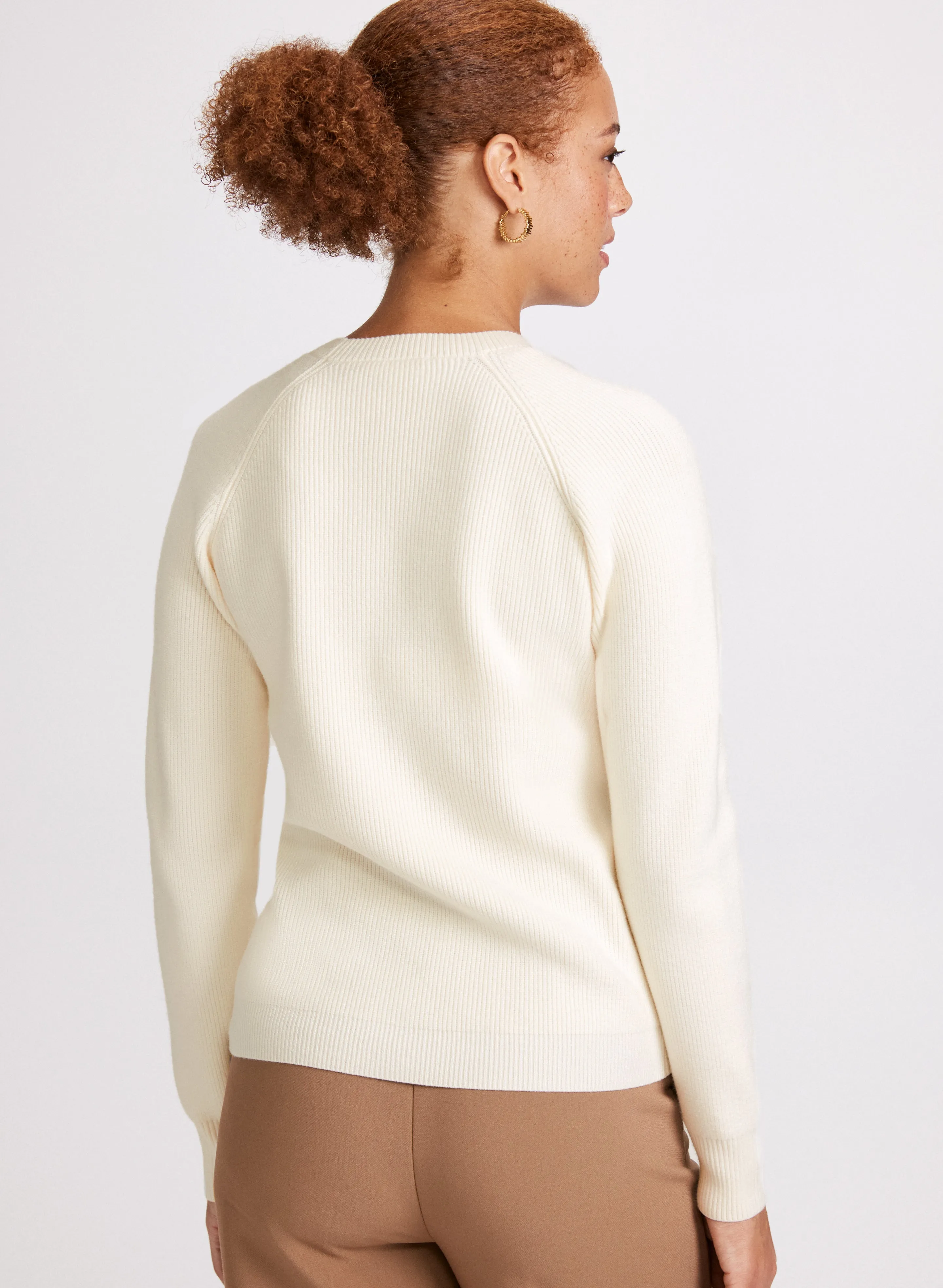 Button Detail Long Sleeve Sweater sold by Laura product image thumbnail 3