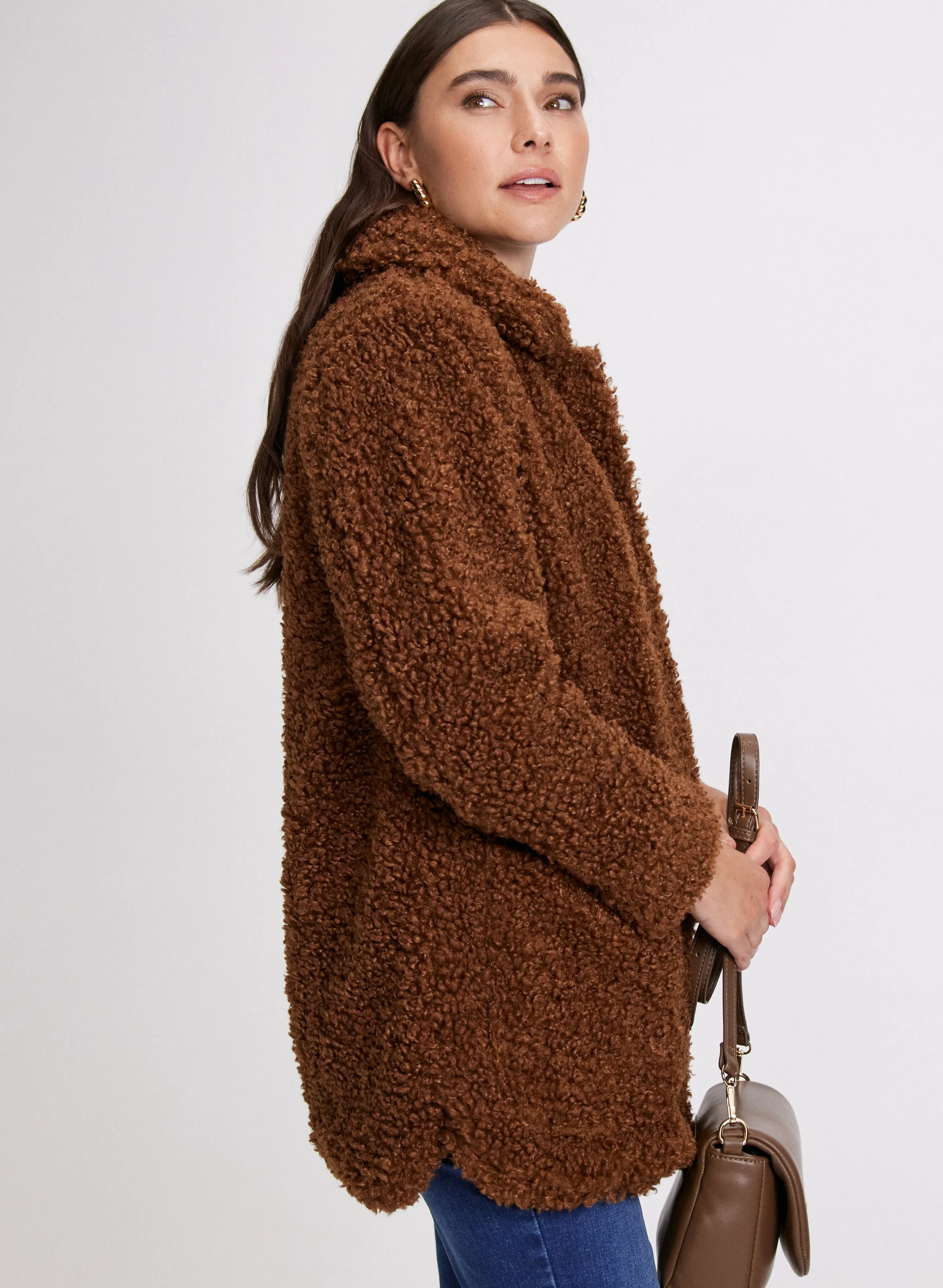 Short Shearling Coat sold by Laura product image thumbnail 2