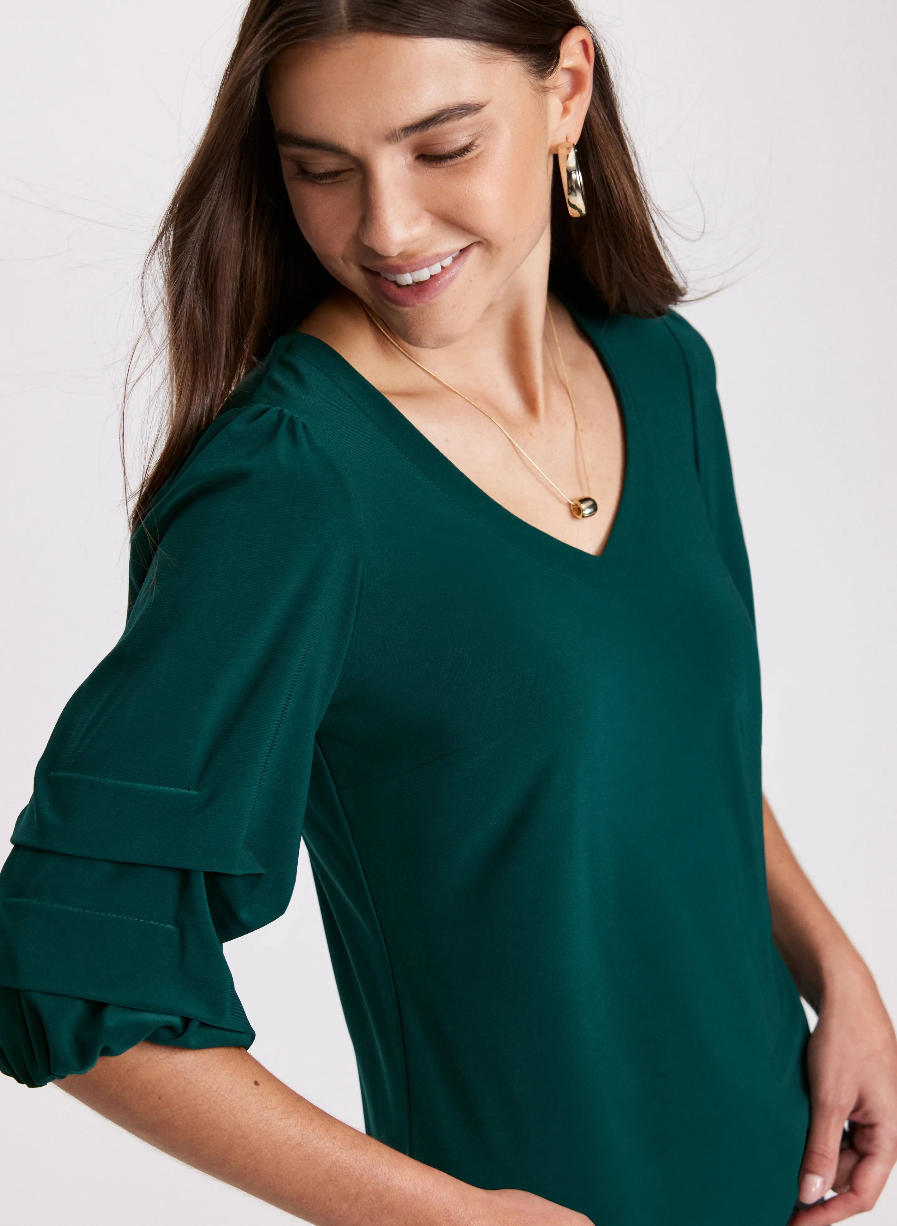 Pinched Sleeve Top sold by Laura product image thumbnail 5