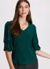 Pinched Sleeve Top sold by Laura