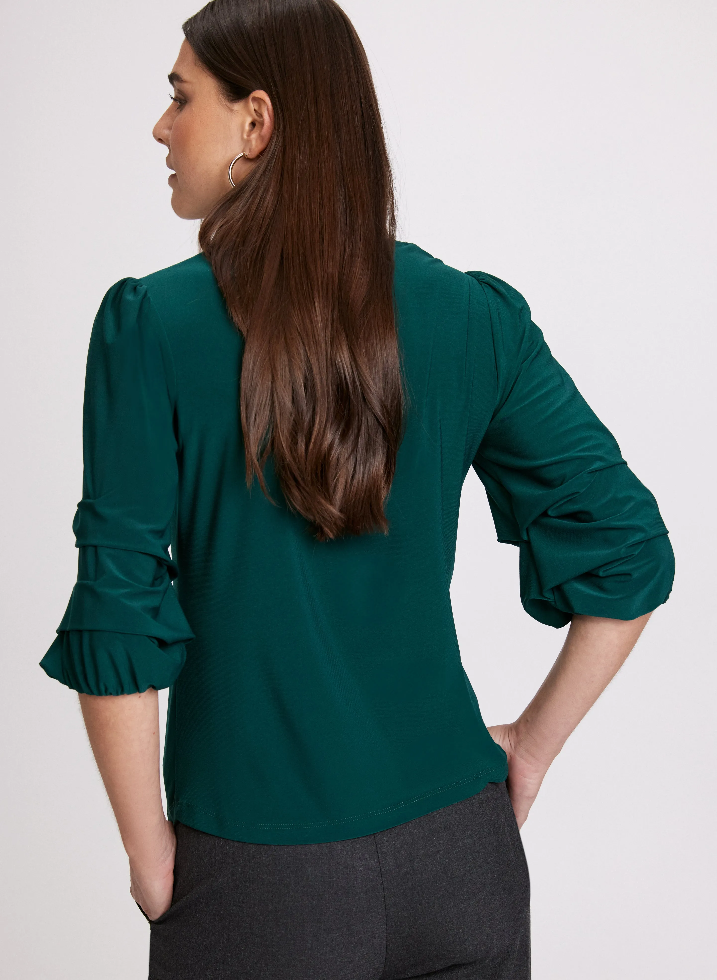 Pinched Sleeve Top sold by Laura product image thumbnail 4