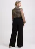 Metallic Illusion Jumpsuit sold by Laura