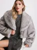 Cropped Faux Fur Jacket sold by Laura