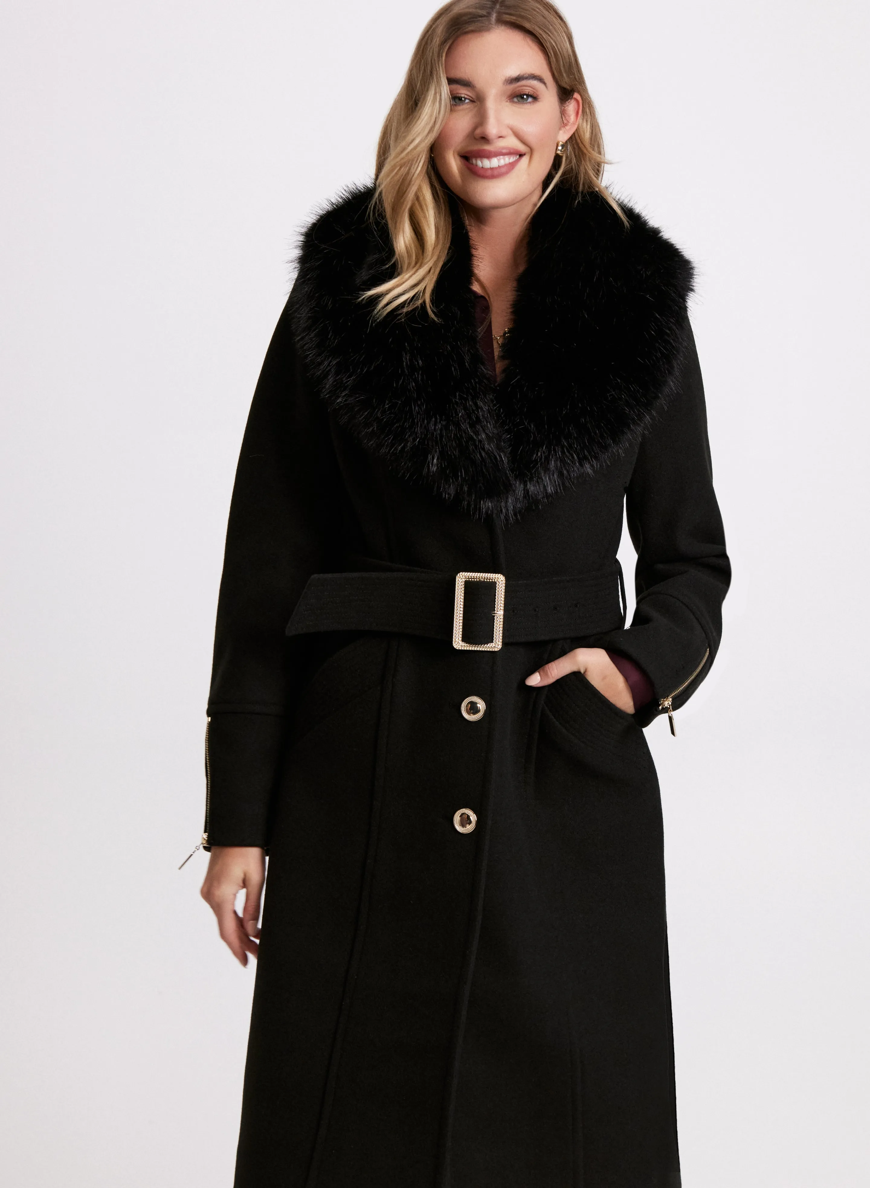 Wool-Blend Coat sold by Laura