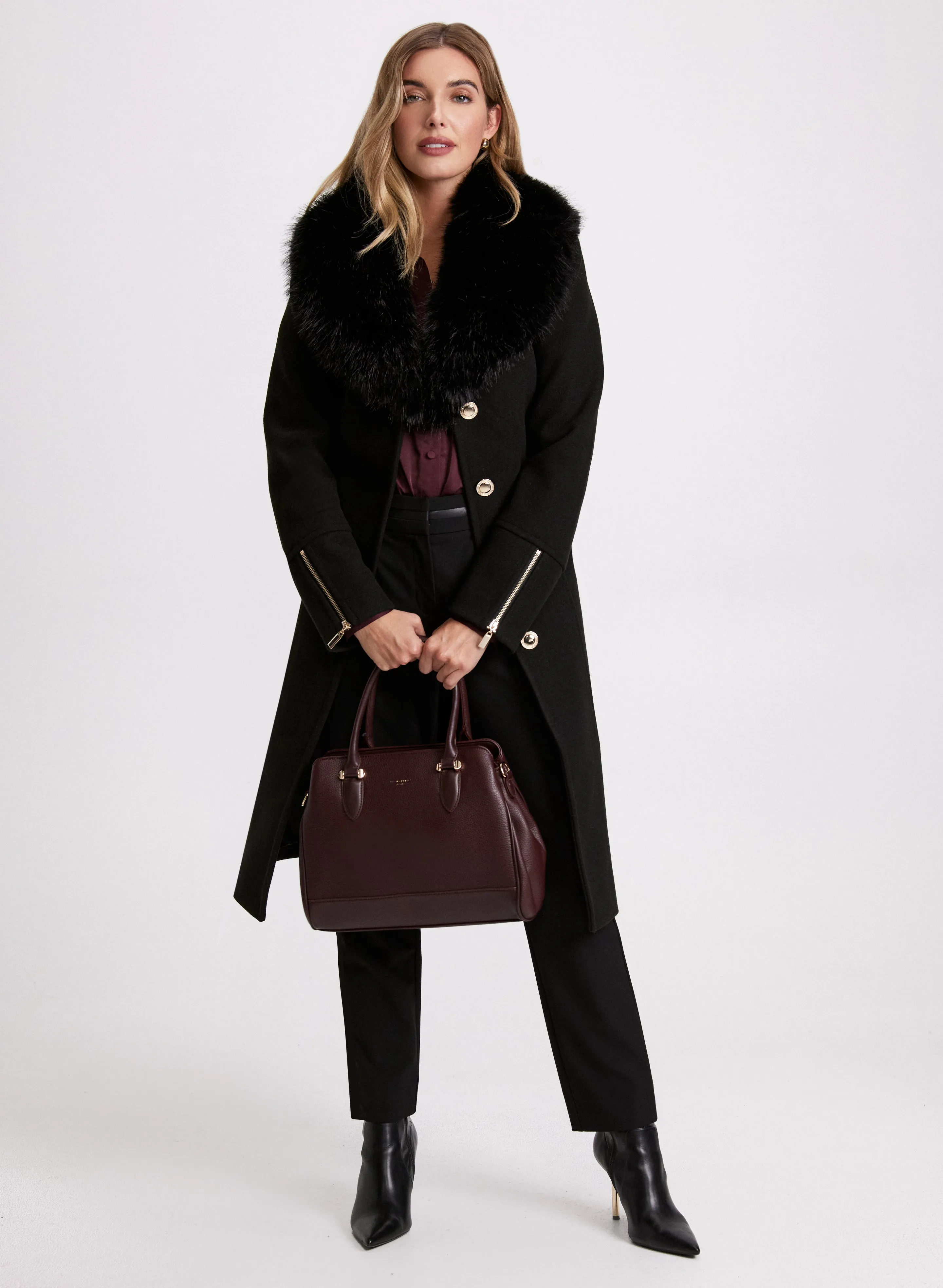 Wool-Blend Coat sold by Laura product image thumbnail 2